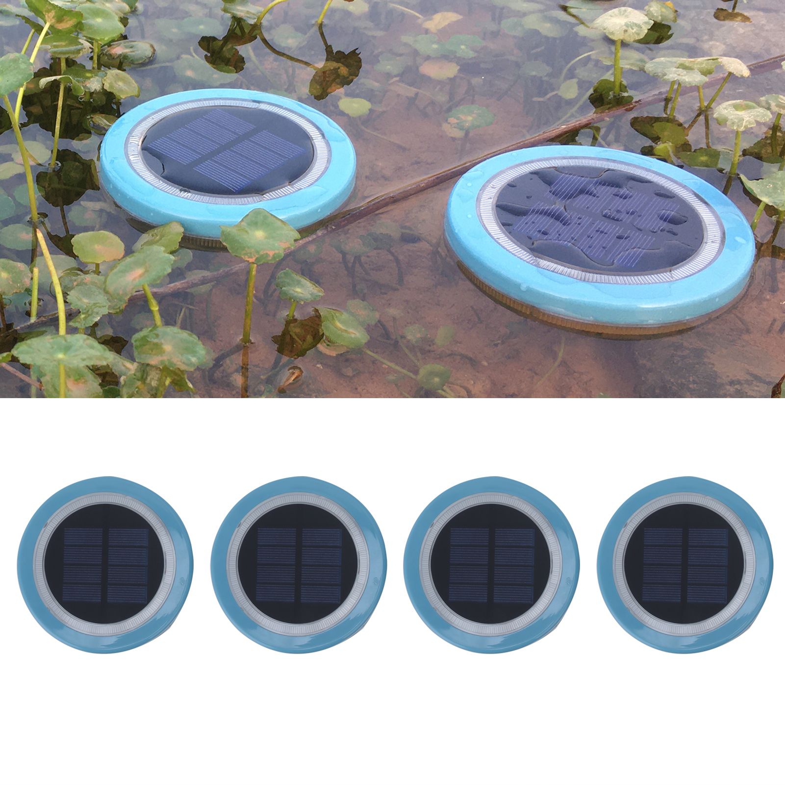 4Pcs Solar Floating Lights Waterproof LED Swimming Pool Lamp Solar Landscape view 12