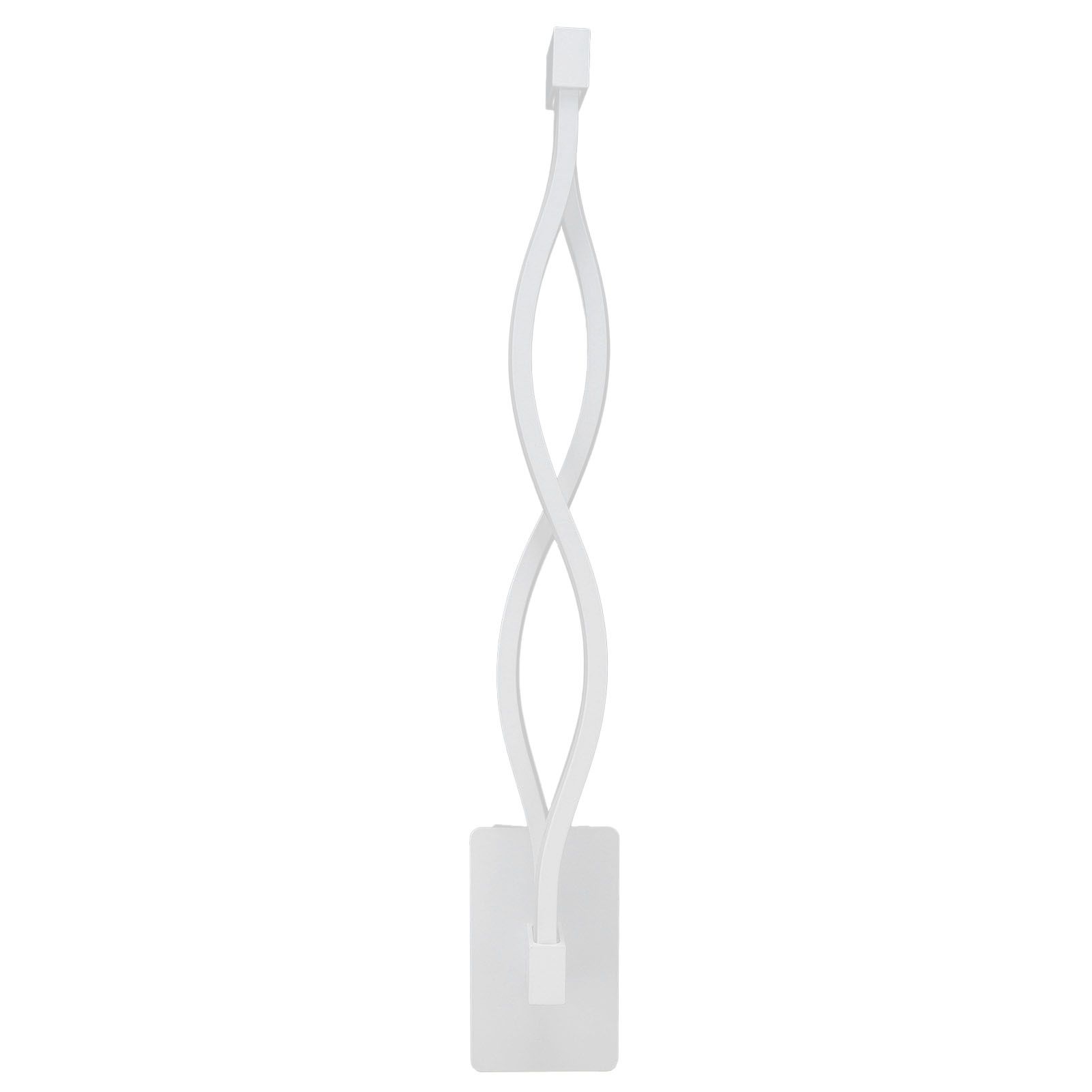 LED Wall Lamp Wave Shape Wall Lamp Threecolor Temperature Remote Control Light view 5