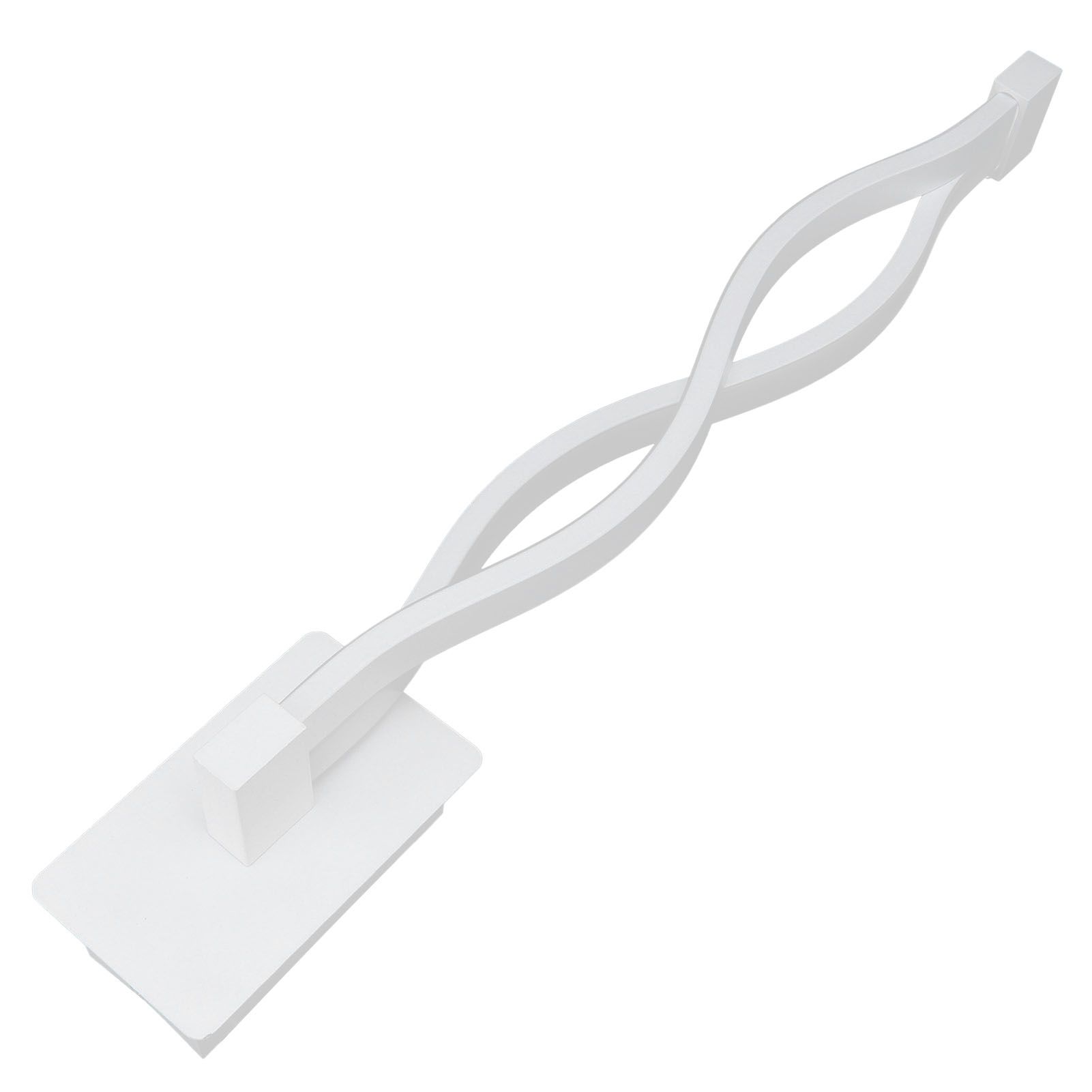 LED Wall Lamp Wave Shape Wall Lamp Threecolor Temperature Remote Control Light view 6