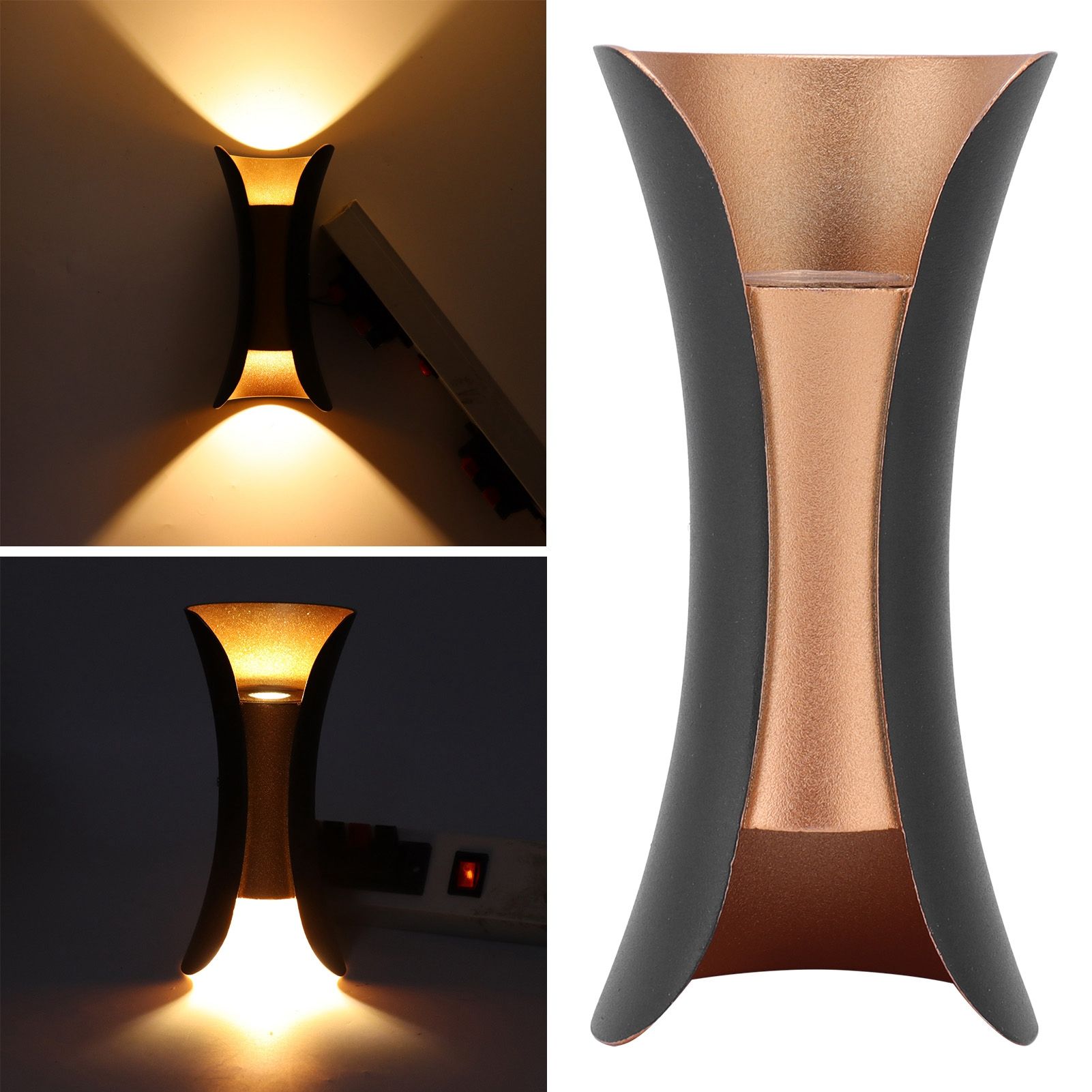 Double Head LED Wall Light 600LM Outdoor Waterproof Garden Wall Lamp for view 10