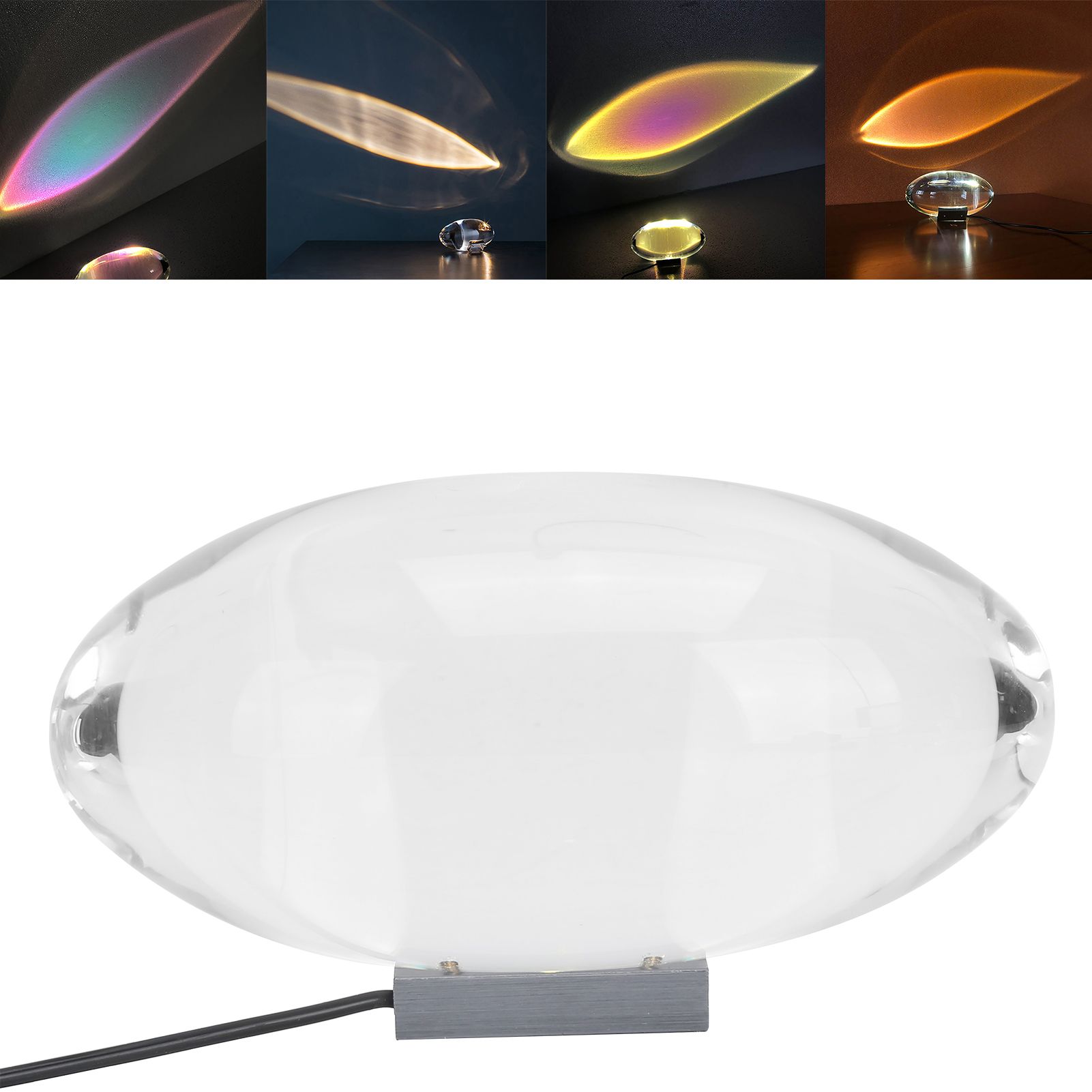Crystal Table Light Fashionable Innovative Bedroom Bedside Projection Lamp view 11