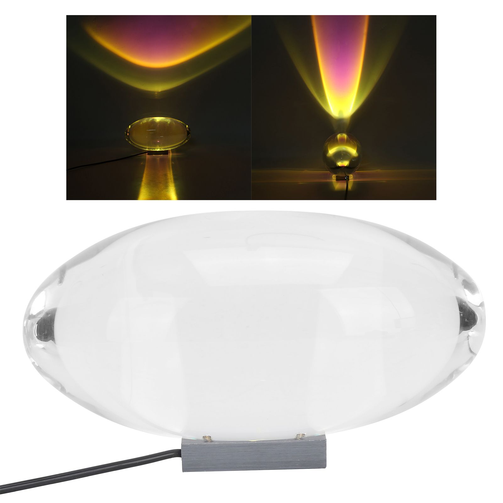 Crystal Table Light Fashionable Innovative Bedroom Bedside Projection Lamp view 12