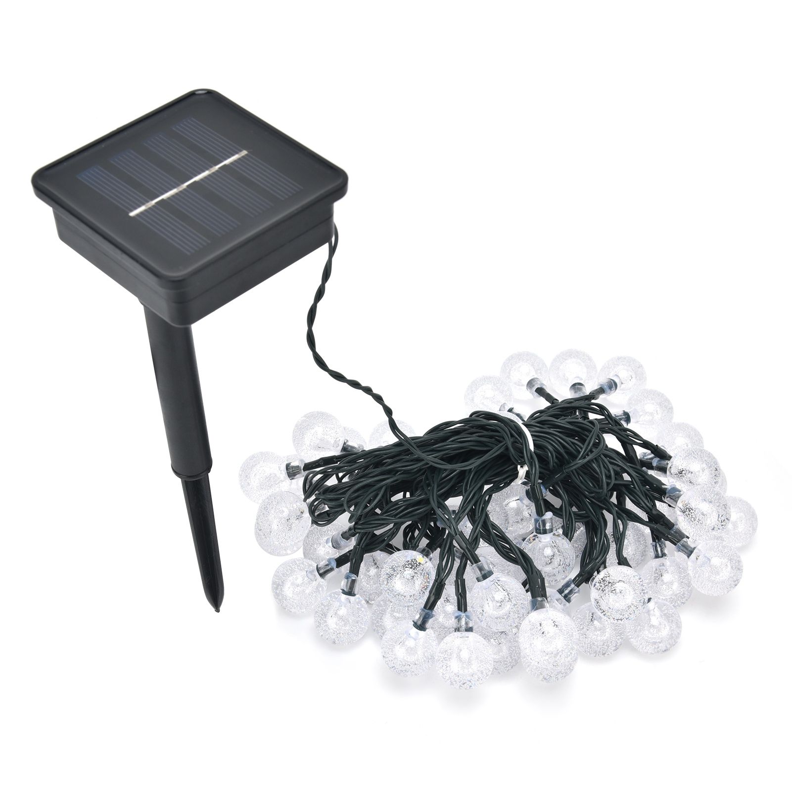 9.5m LED Solar String Light IP44 Waterproof String Lamp Warm Light with 8 view 4