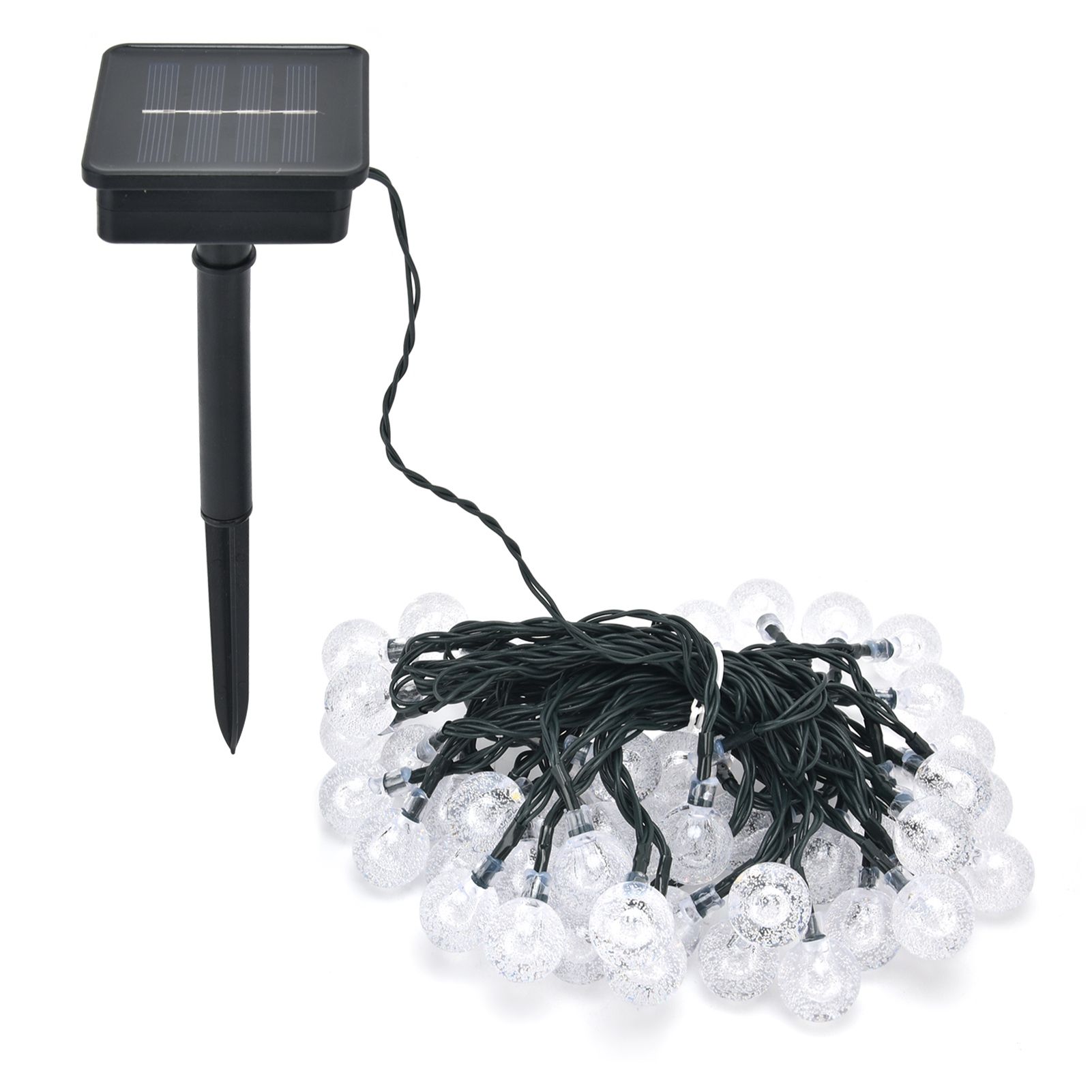 9.5m LED Solar String Light IP44 Waterproof String Lamp Warm Light with 8 view 6