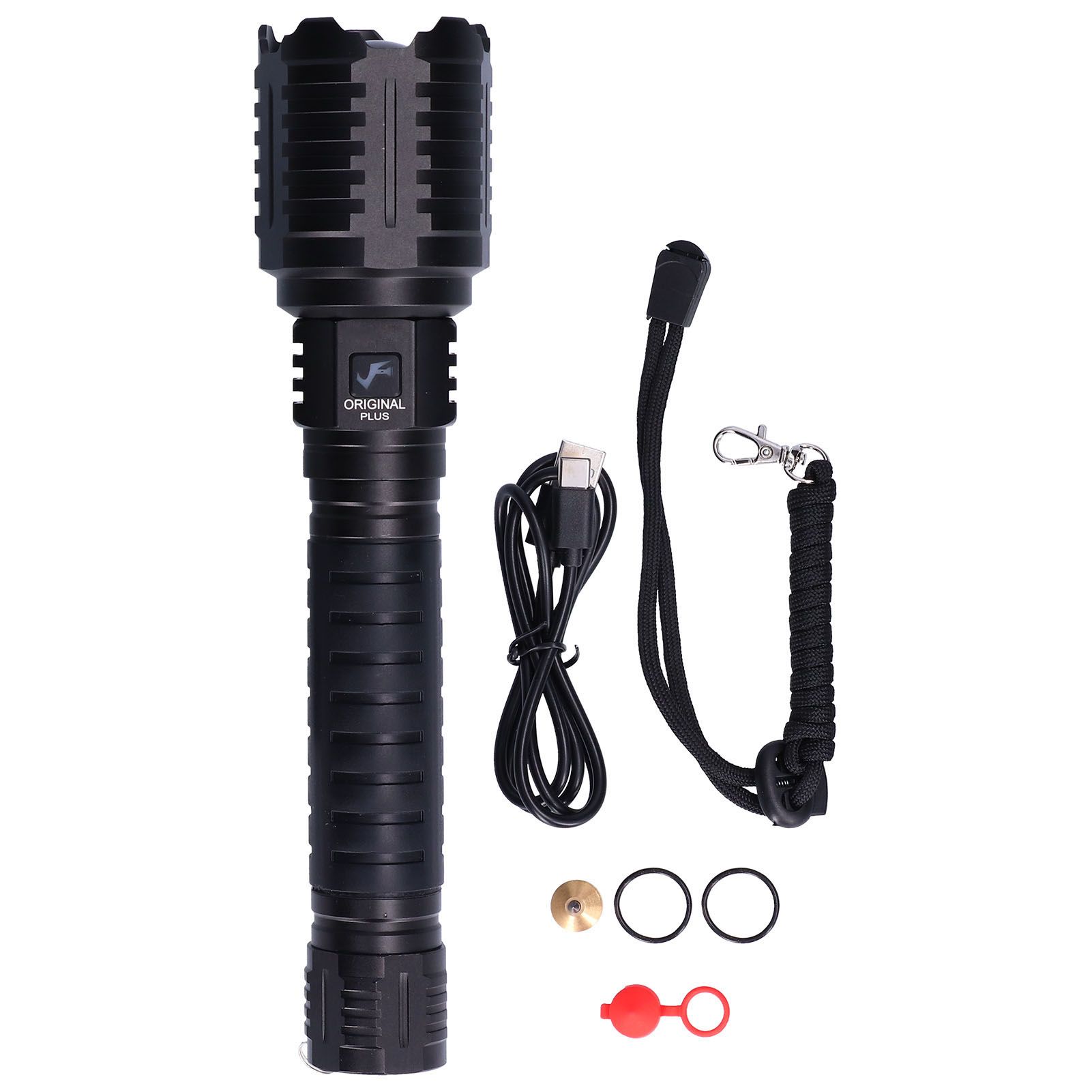 XHP160 Strong Light Flashlight Home 16Core LED USB Charging 8800LM LongRange view 2