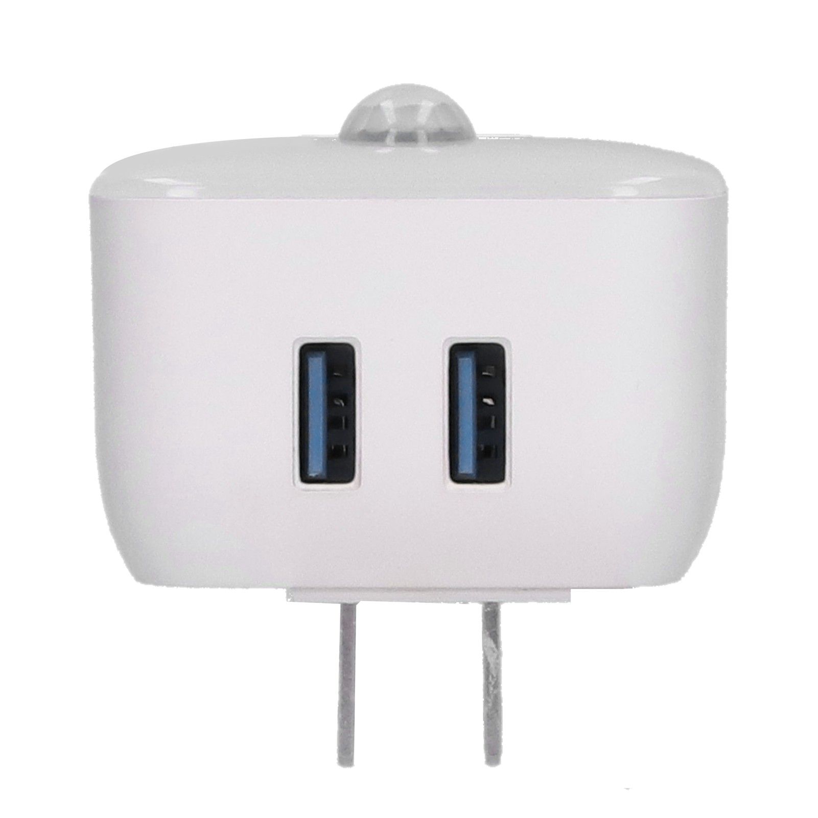 Plugin Night Light Body Induction Lamp with Dual 5V/2.4A USB Ports for Bedroom view 10