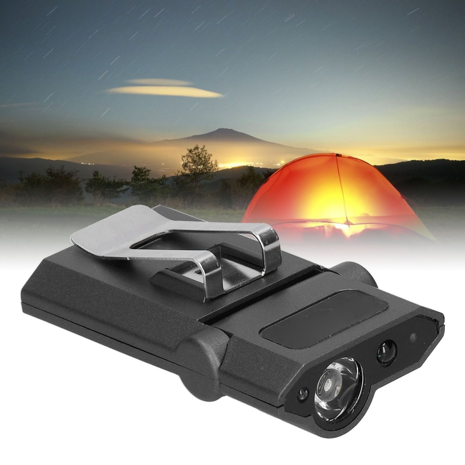 Cap Light LED Headlamp Gesture Sensing Clipon Hat Light for Camping Fishing view 11