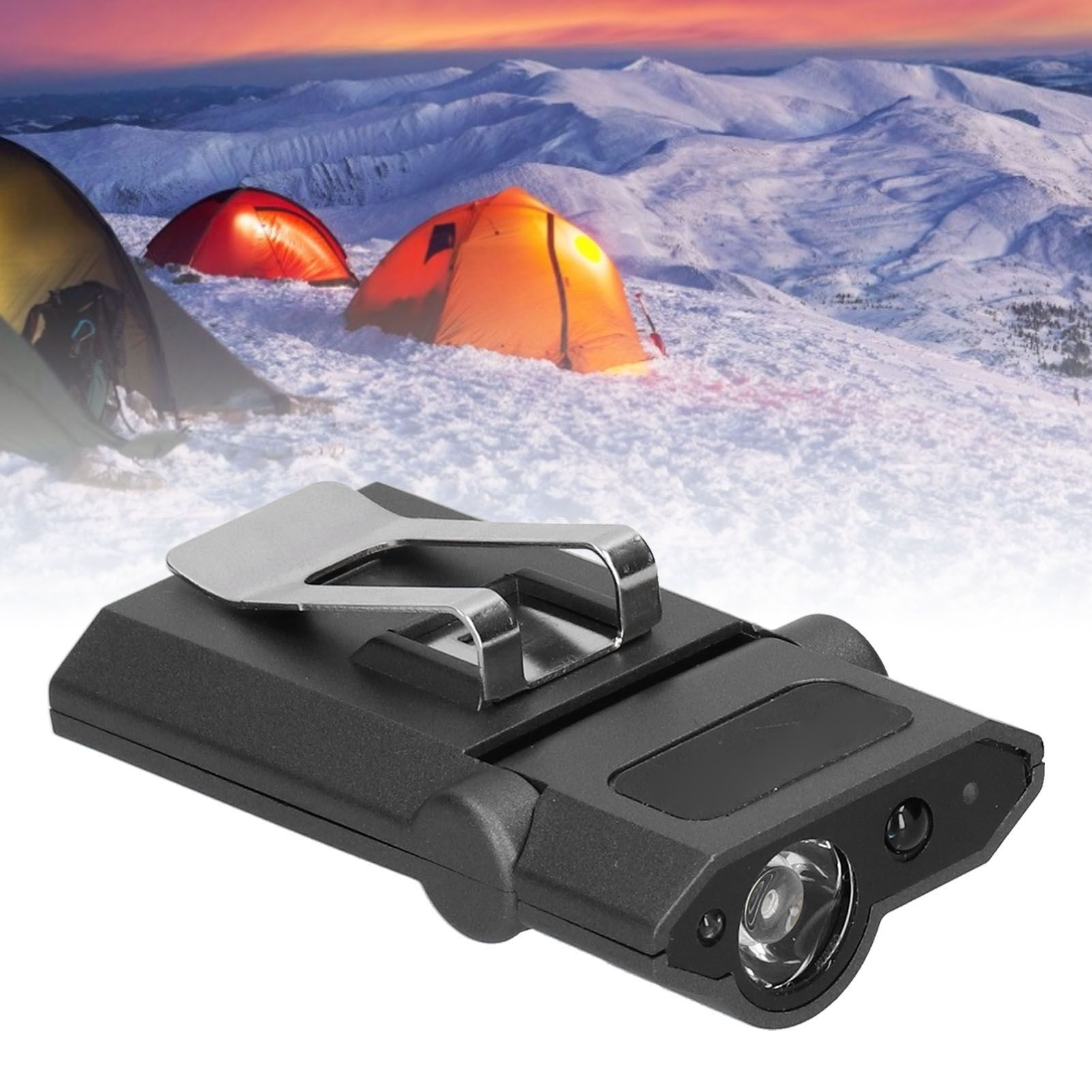Cap Light LED Headlamp Gesture Sensing Clipon Hat Light for Camping Fishing view 12