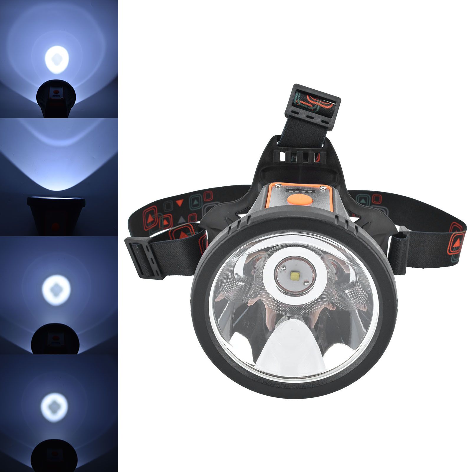 P50 Strong Headlight 2000LM Multi‑Function Waterproof USB Charging LED view 11