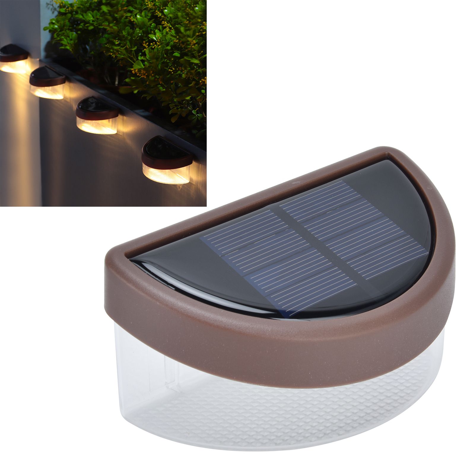 2V LED Light Solar Charging Lights Waterproof Deck Lamp Outdoor Decorative view 11