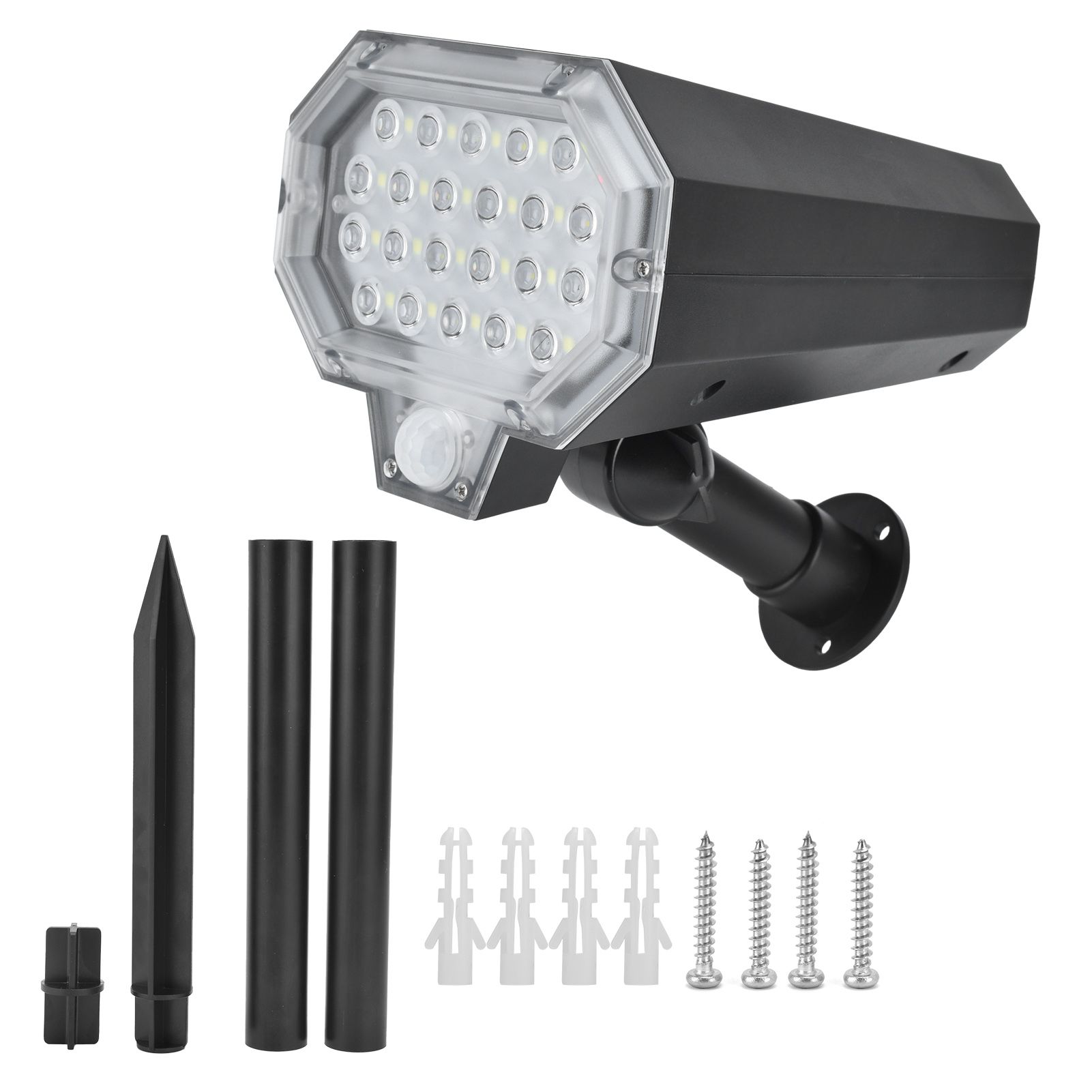 Solar Lawn Light Human Body Induction 160° Automatic Rotating Garden Light view 2