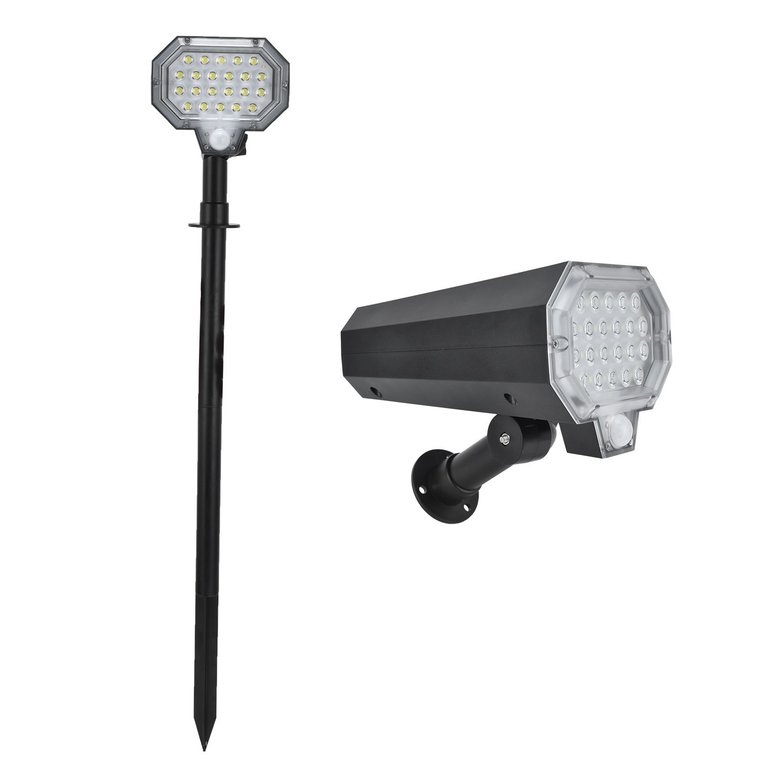 Solar Lawn Light Human Body Induction 160° Automatic Rotating Garden Light view 10