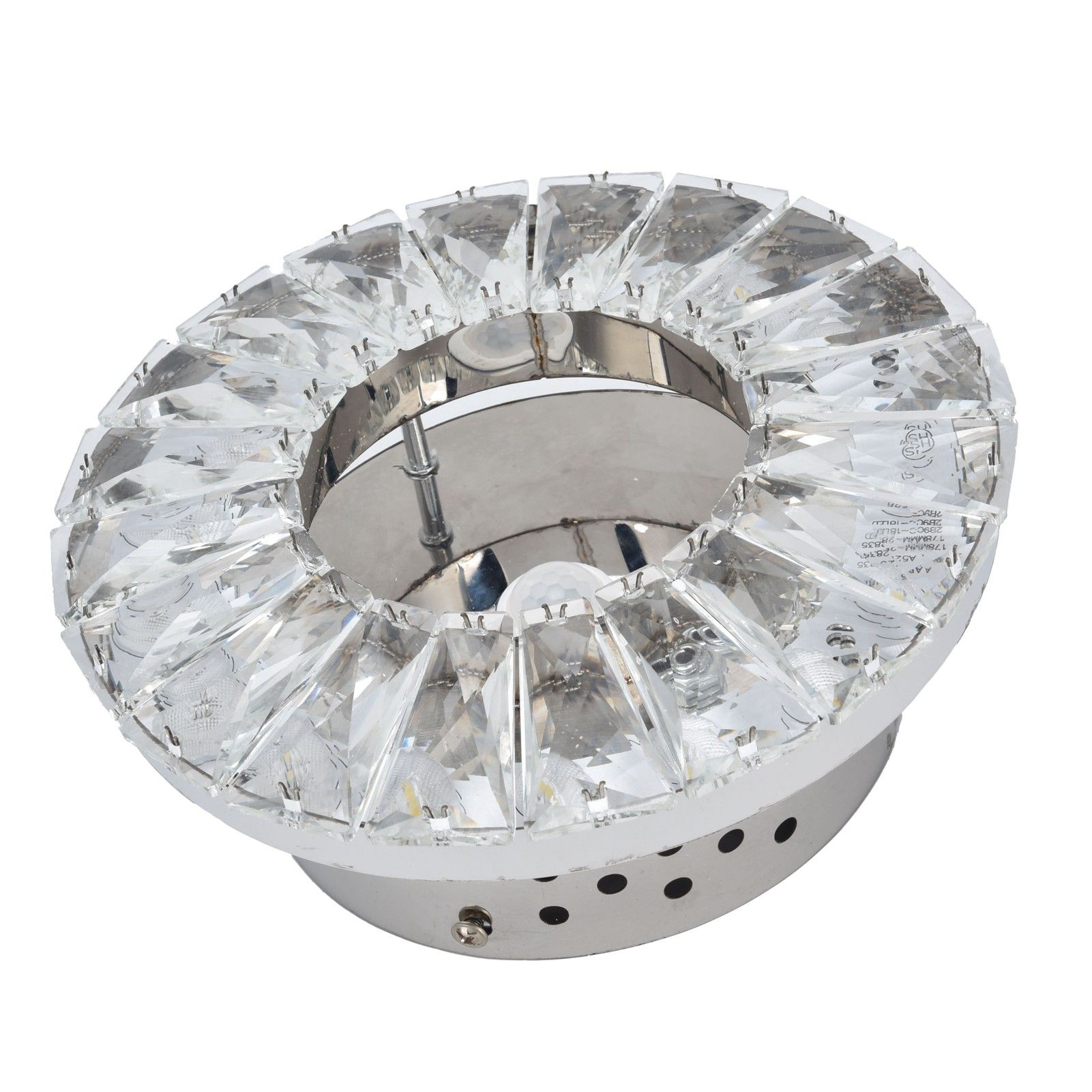 LED Crystal Wall Lamp 85‑265V 2000LM Human Body Induction Wall Lamp for Aisle view 5