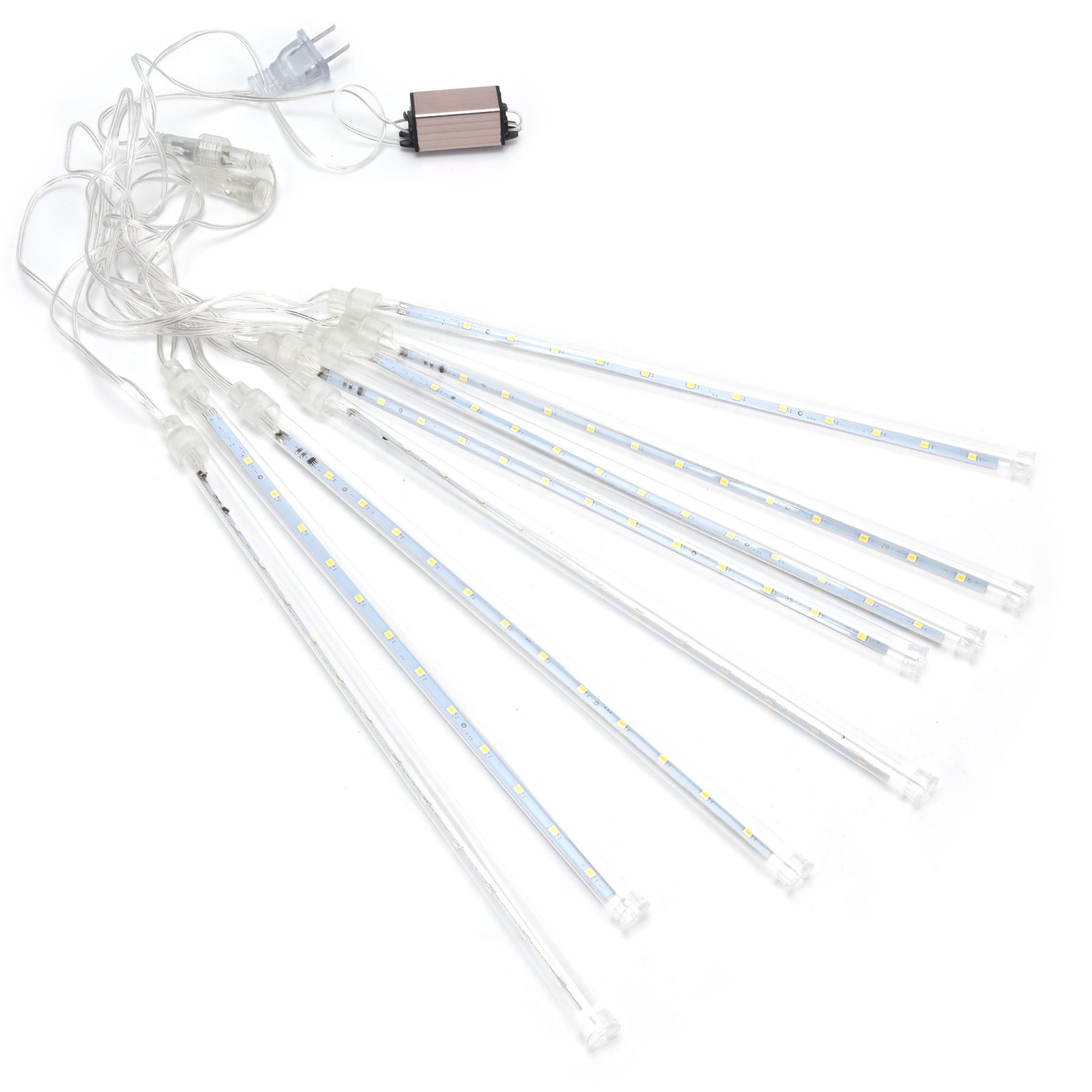 Meteor Shower Light LED Waterproof DoubleSided Patch 30cm 24LED Yard Strip