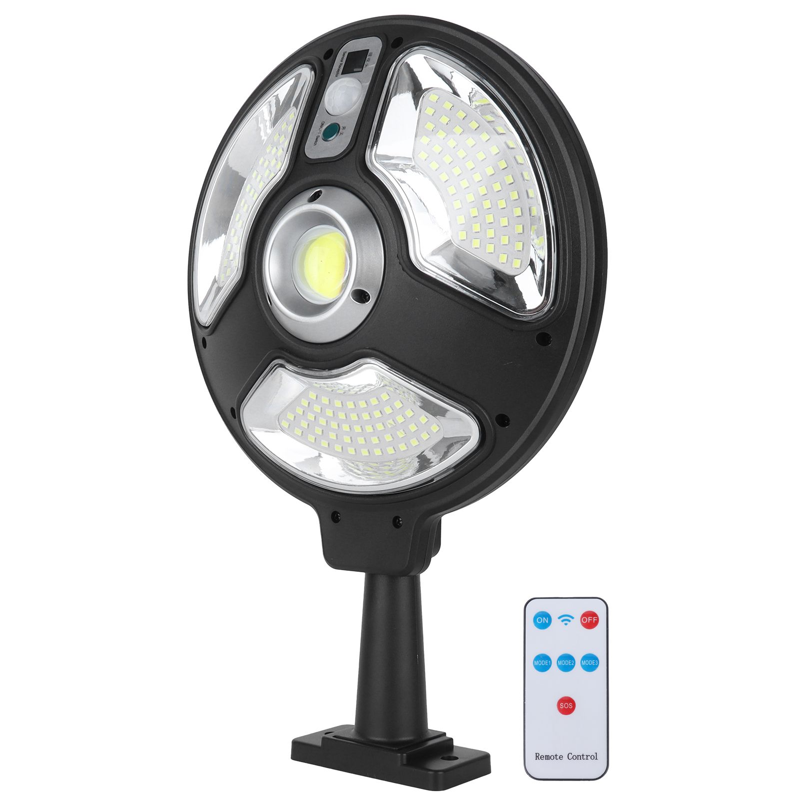 Waterproof Solar Wall Light LED Human Body Induction Light with Remote Control view 3