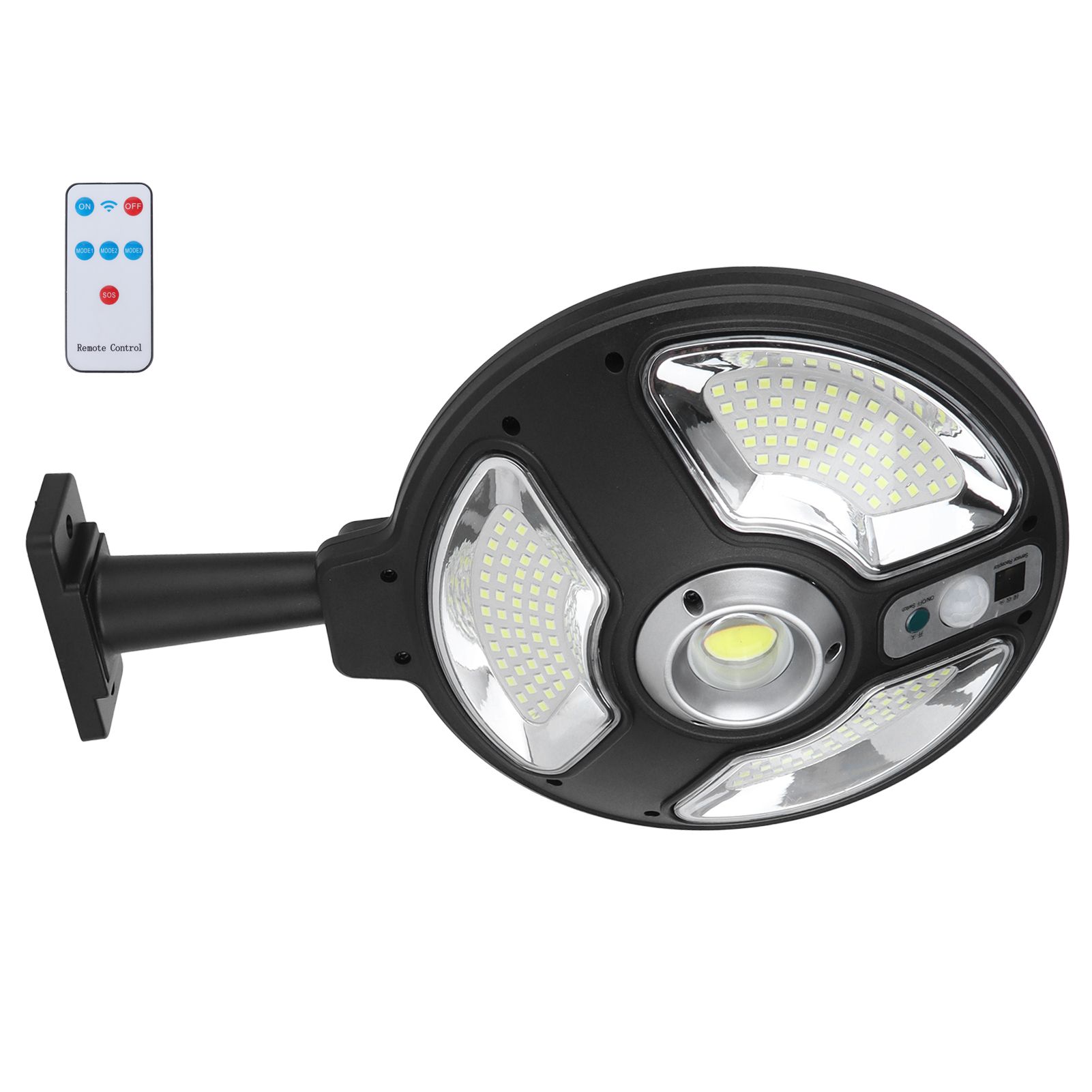 Waterproof Solar Wall Light LED Human Body Induction Light with Remote Control view 4