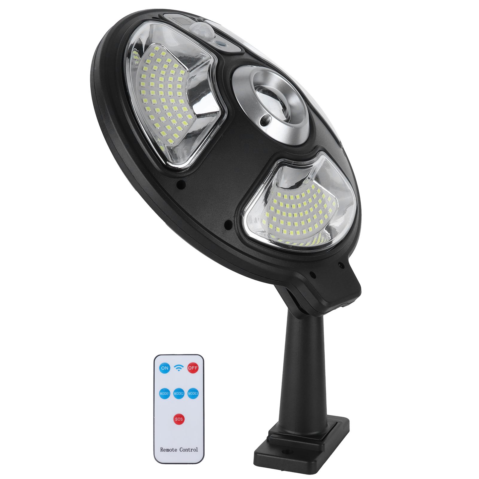 Waterproof Solar Wall Light LED Human Body Induction Light with Remote Control view 5