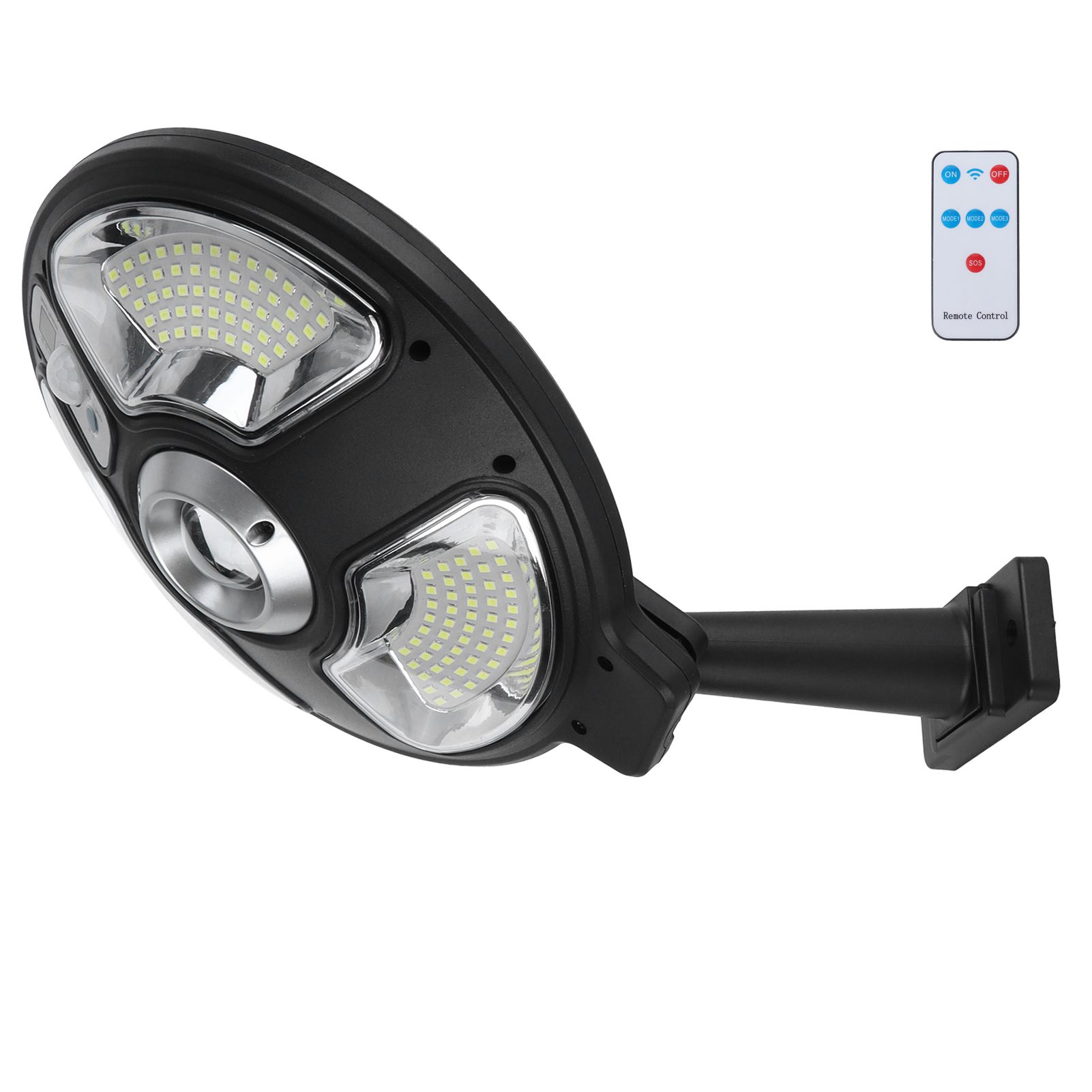Waterproof Solar Wall Light LED Human Body Induction Light with Remote Control view 6