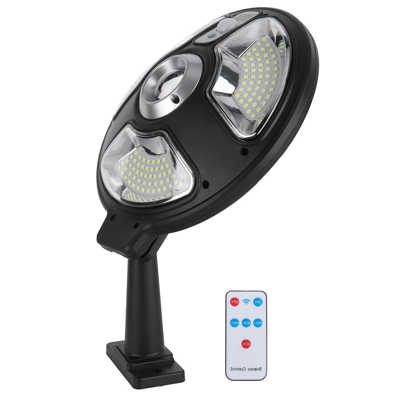 Waterproof Solar Wall Light LED Human Body Induction Light with Remote Control view 7