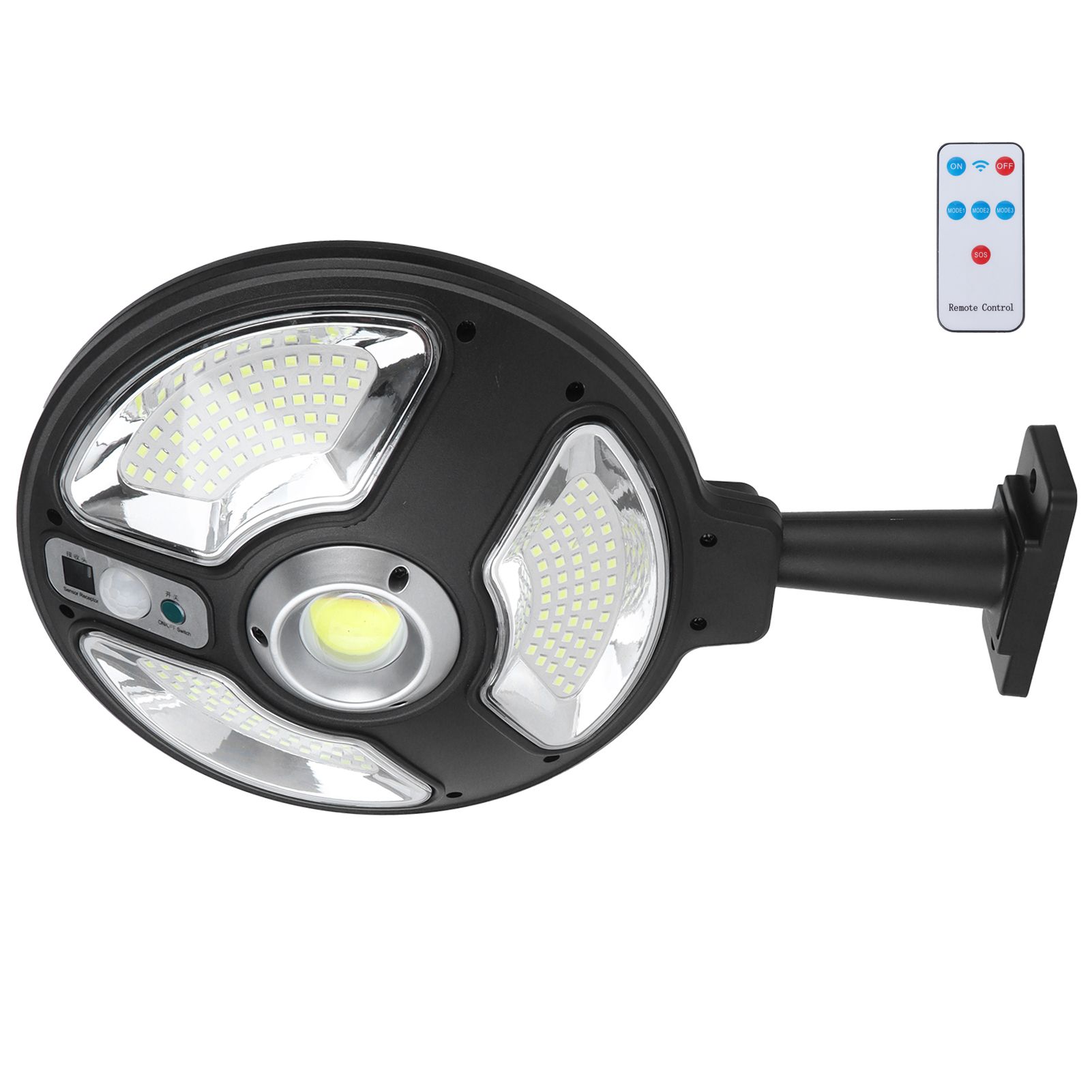 Waterproof Solar Wall Light LED Human Body Induction Light with Remote Control view 8