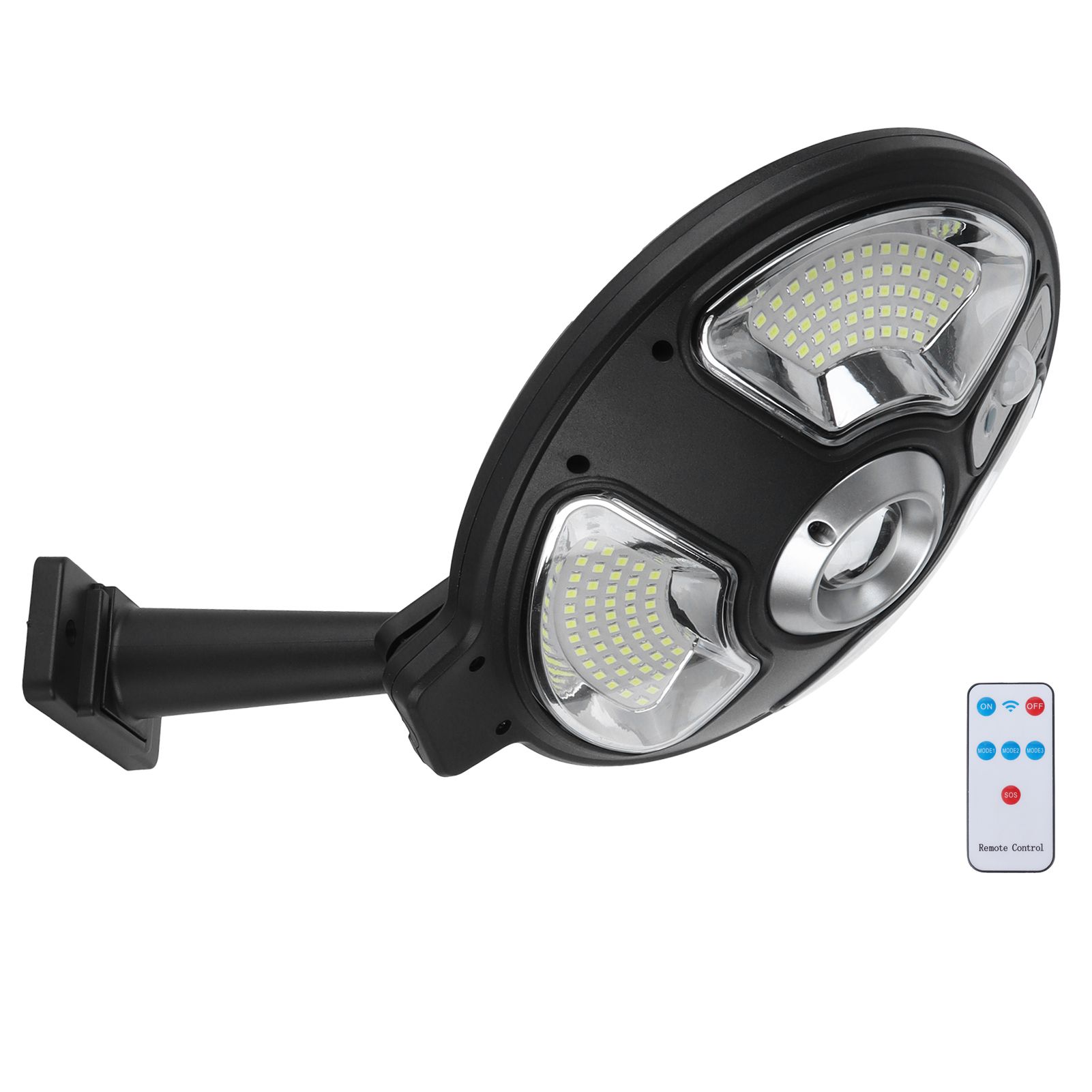 Waterproof Solar Wall Light LED Human Body Induction Light with Remote Control view 9