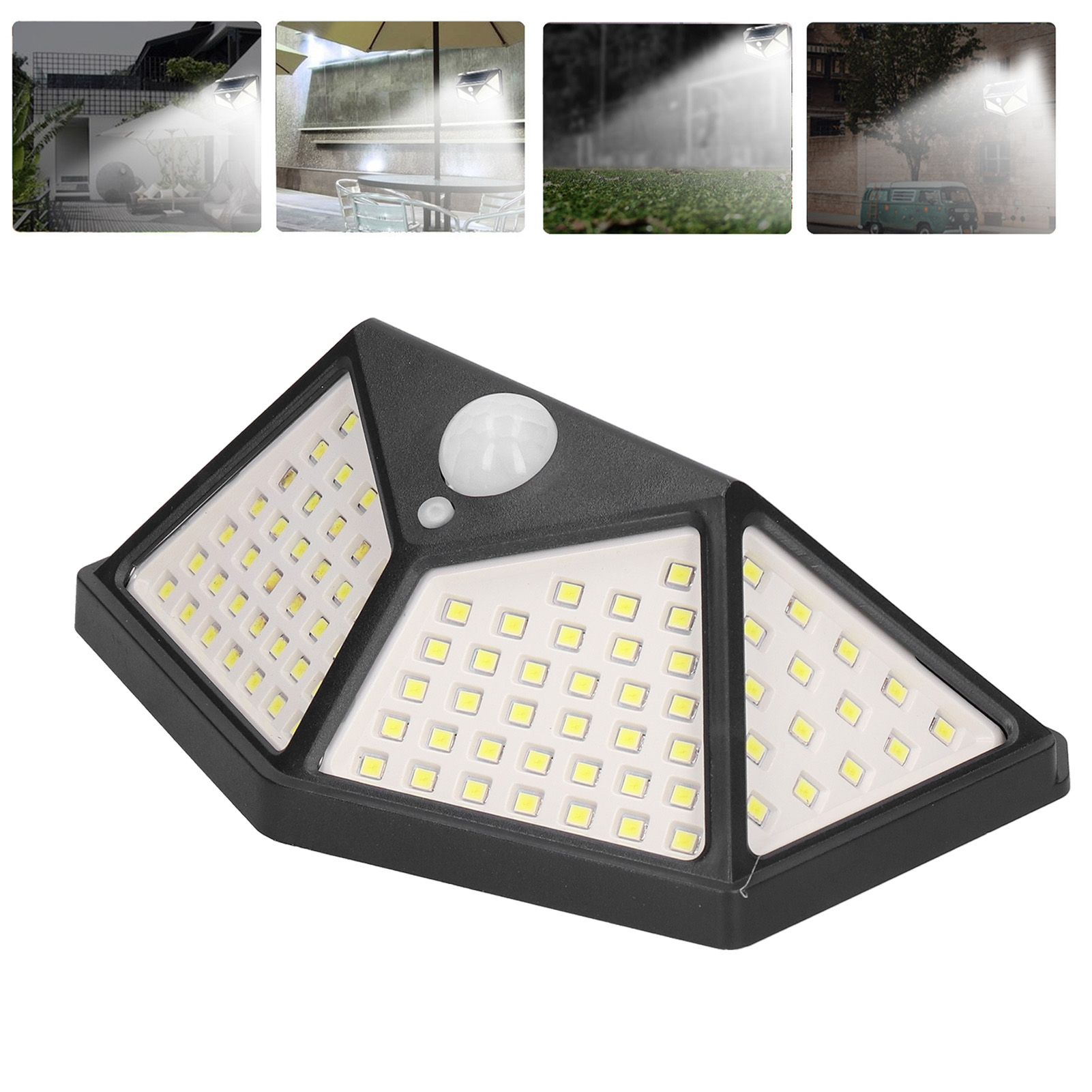 Solar Lights IPX65 Waterproof 3 Lighting Modes Human Body Induction Solar Wall view 11