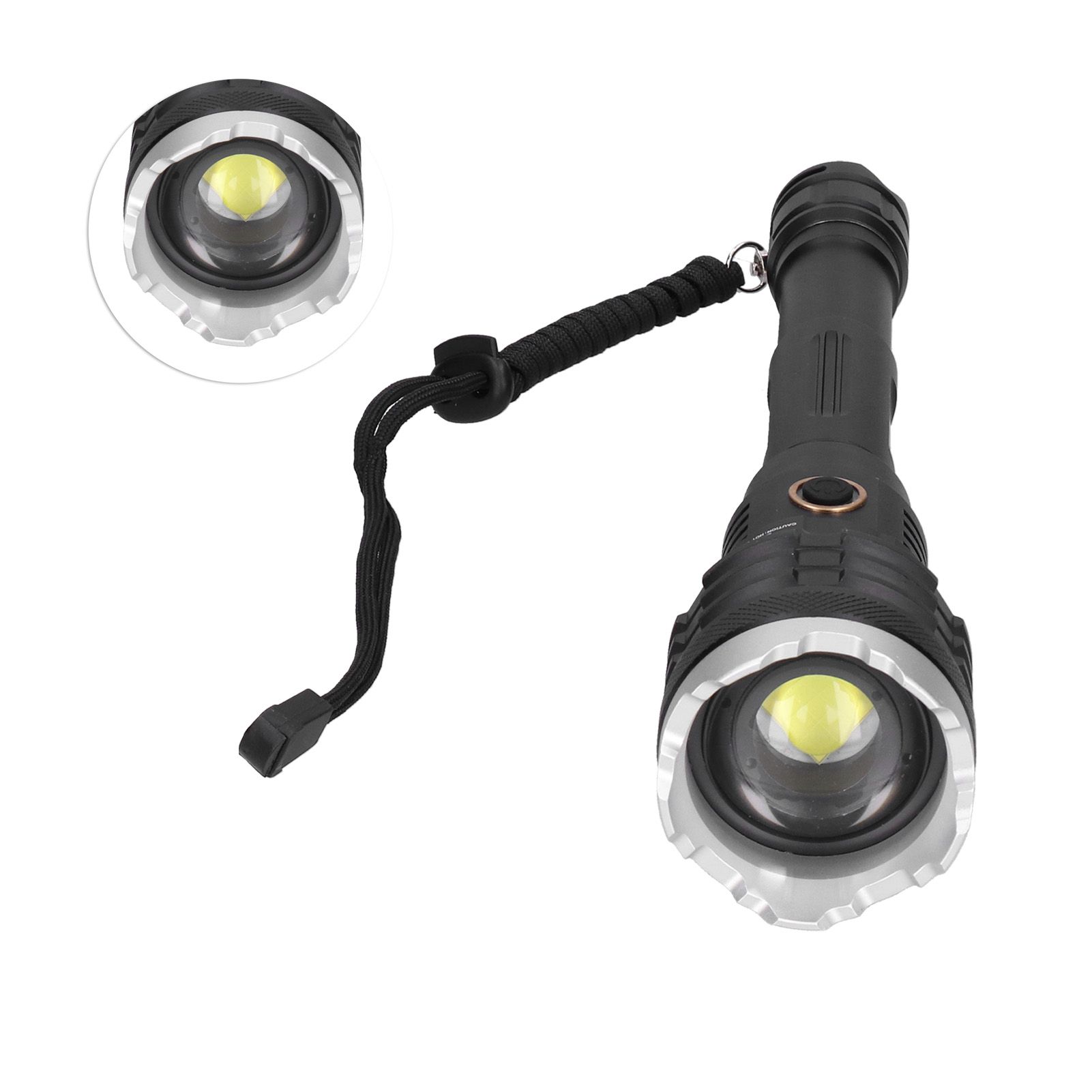 Strong Brightness LED Flashlight 5-Gear Zoom Emergency Flashlight for Outdoor view 6