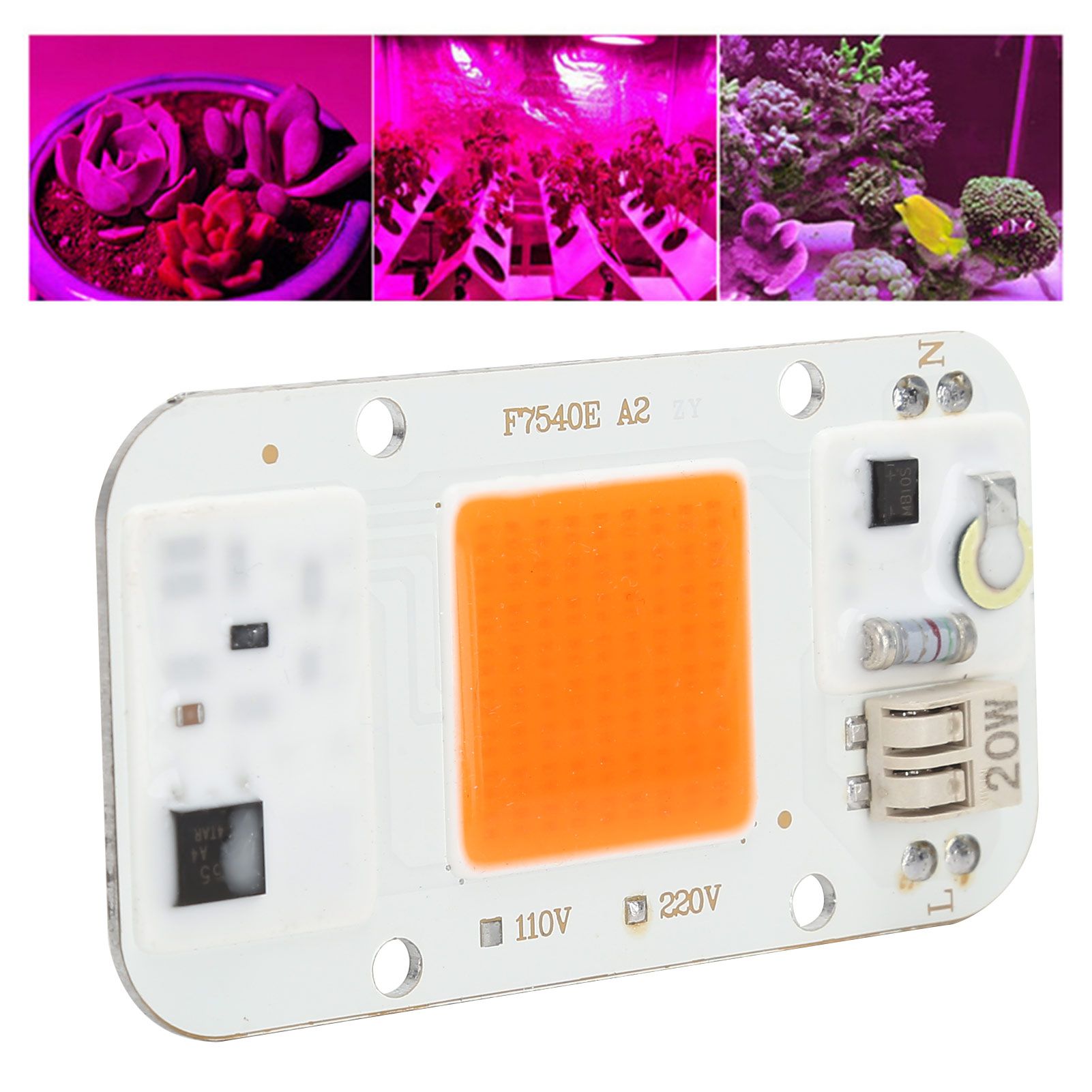 220V High Pressure LED Chip Free Driver COB Light Source Integrated Lamp Bead view 11