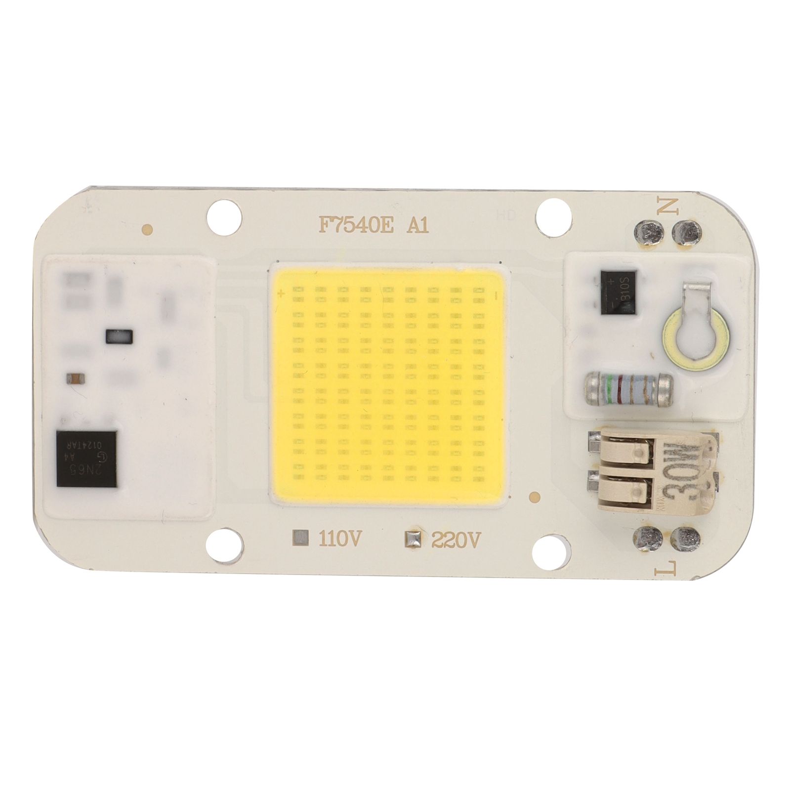 220V High Pressure Free Drive Light Source 30W LED Chip Integrated Lamp Bead view 2