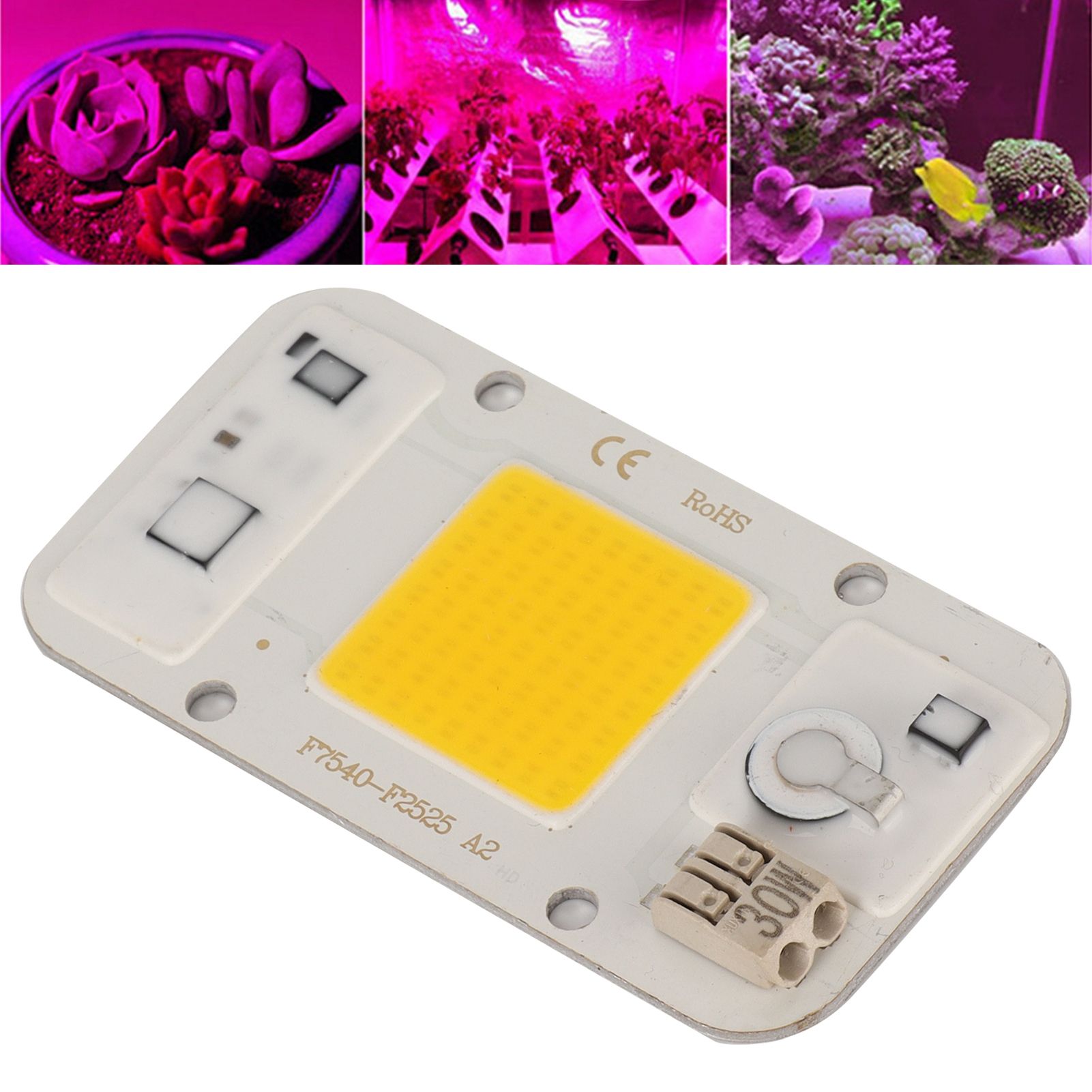 220V High Pressure Free Drive Light Source 30W LED Chip Integrated Lamp Bead view 12