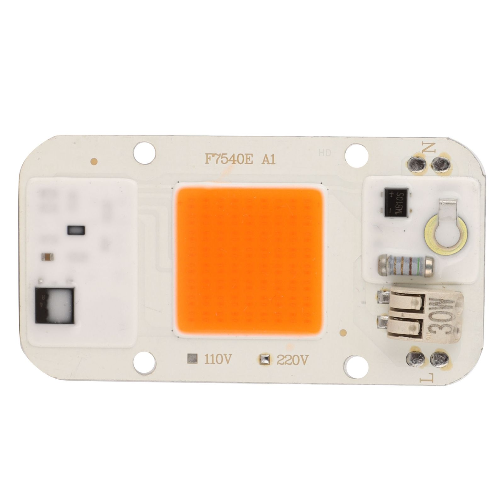 220V High Pressure Free Drive Light Source 30W LED Chip Integrated Lamp Bead view 2