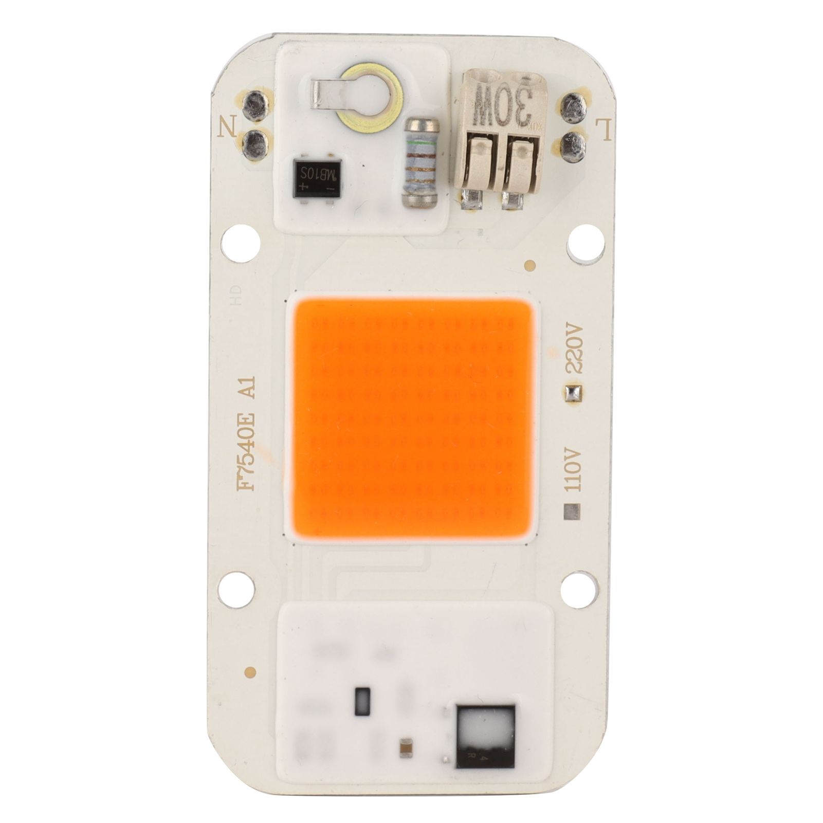 220V High Pressure Free Drive Light Source 30W LED Chip Integrated Lamp Bead view 4