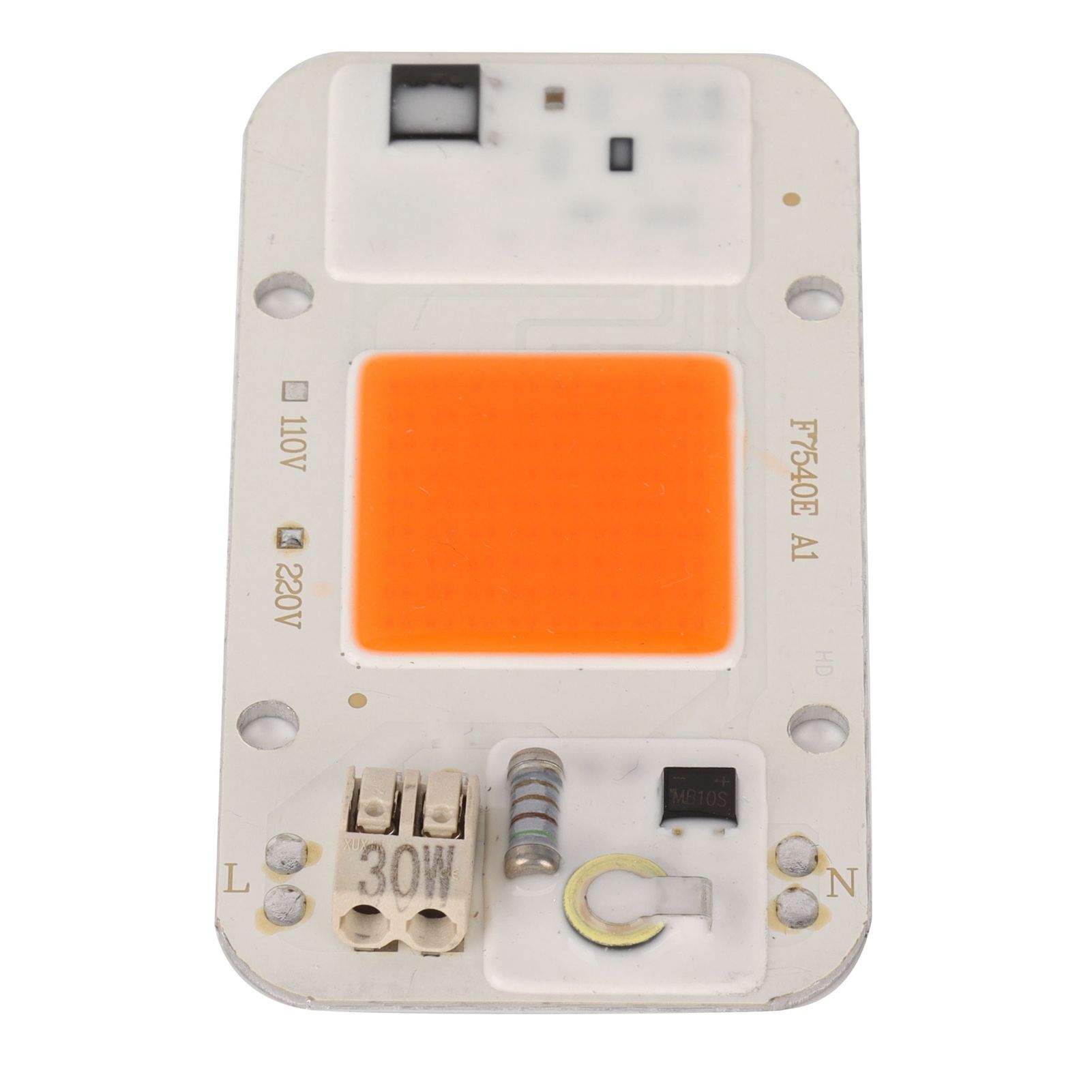 220V High Pressure Free Drive Light Source 30W LED Chip Integrated Lamp Bead view 6