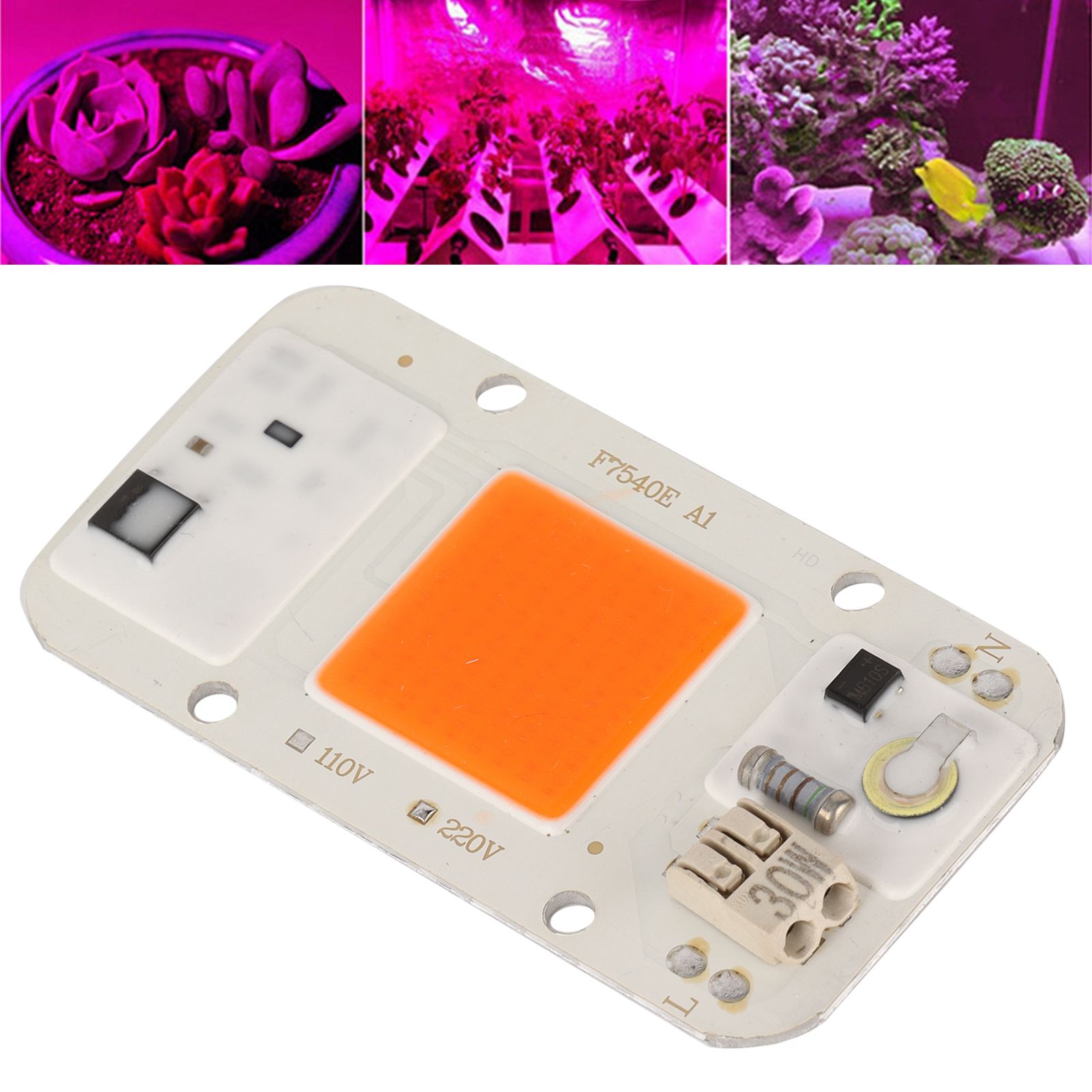 220V High Pressure Free Drive Light Source 30W LED Chip Integrated Lamp Bead view 12