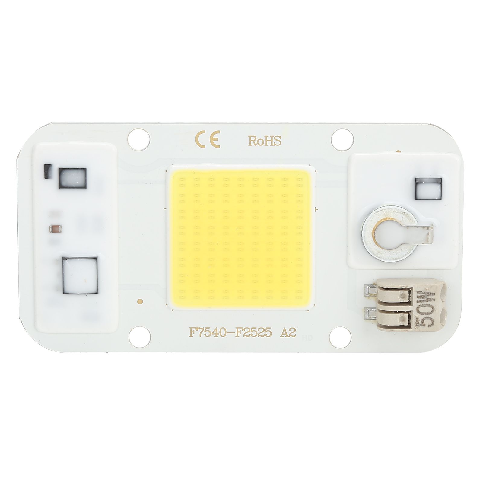 220V High Voltage DriveFree Light Source 50W LED Chip LED Integrated Lamp Bead view 2