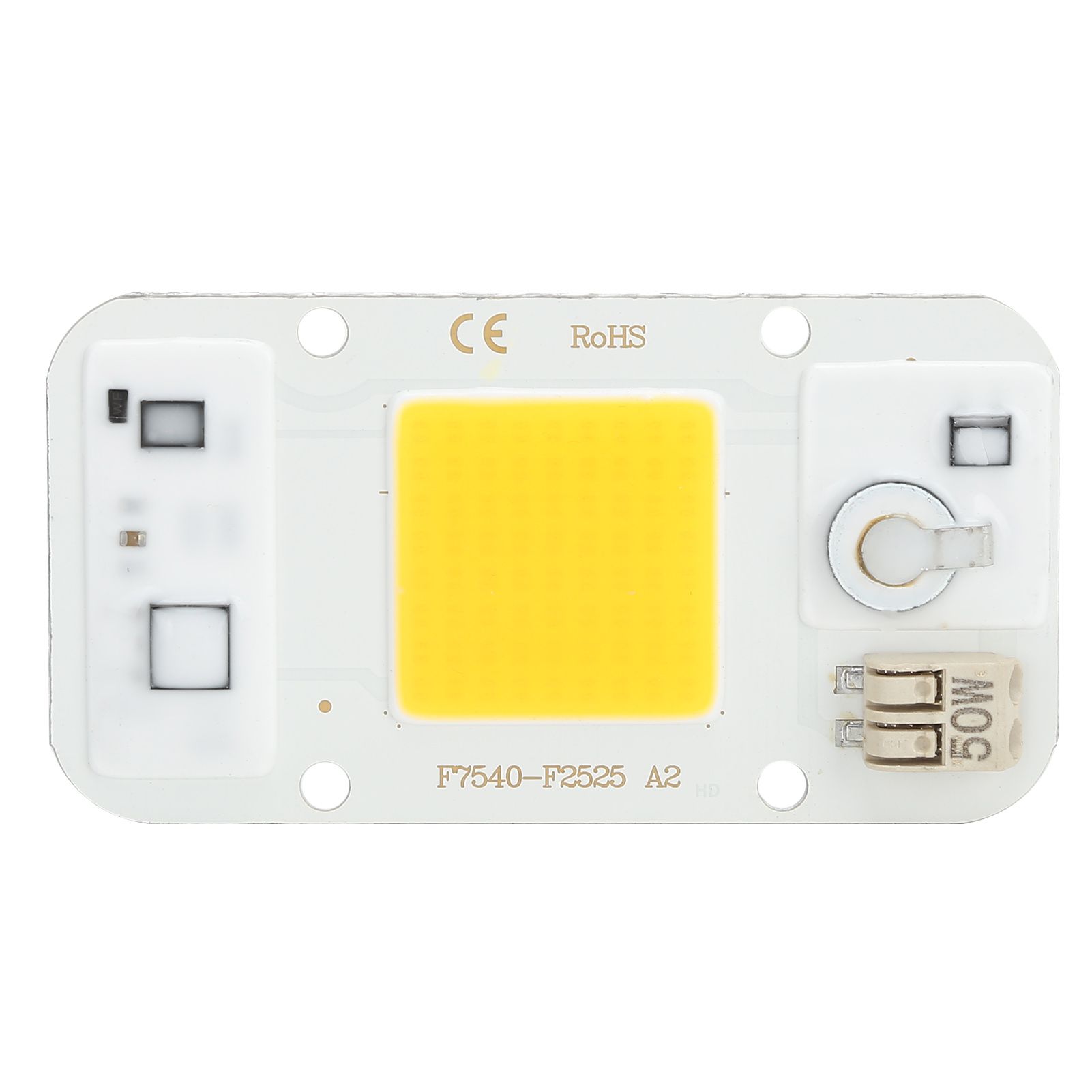 220V High Voltage DriveFree Light Source 50W LED Chip LED Integrated Lamp Bead view 2