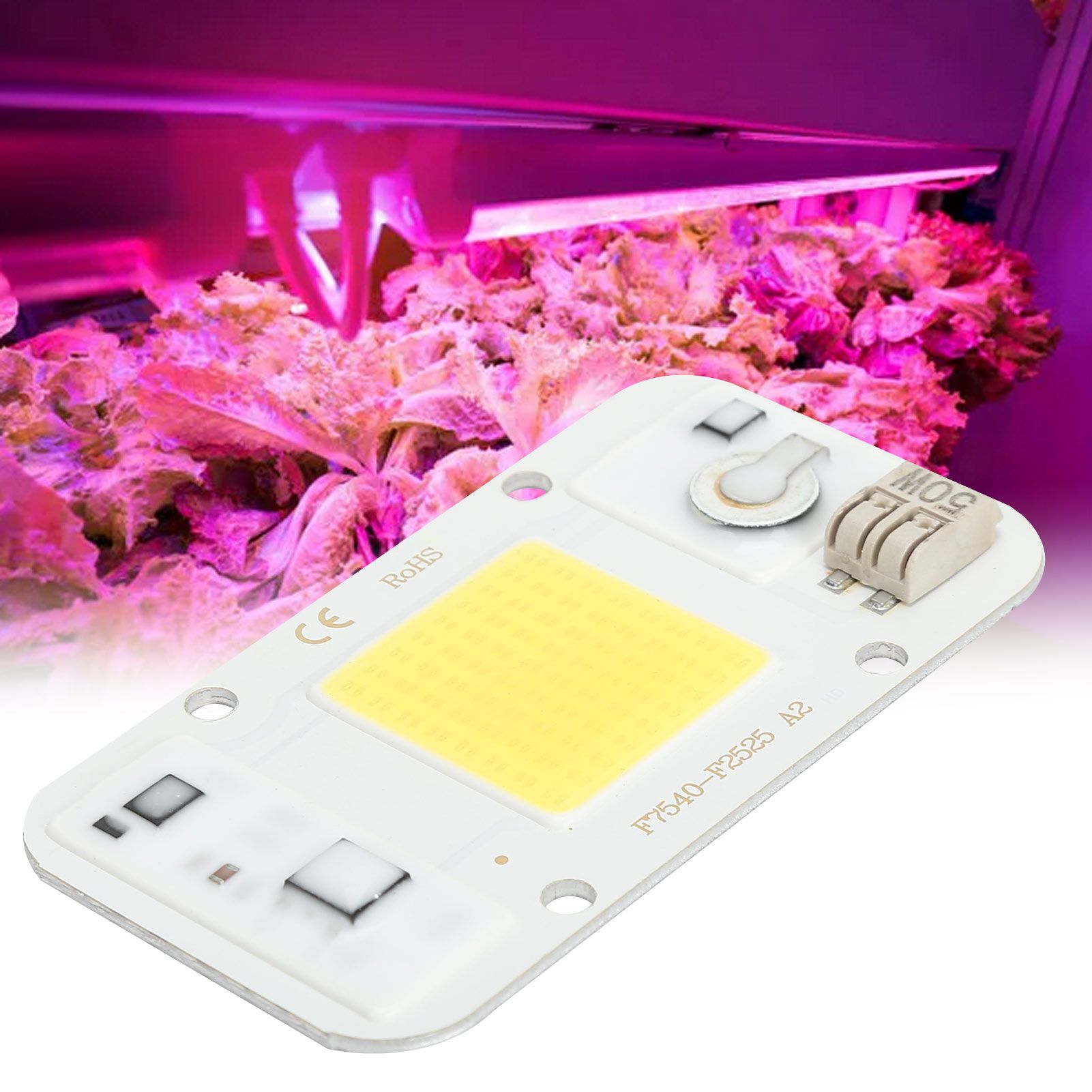 220V High Voltage DriveFree Light Source 50W LED Chip LED Integrated Lamp Bead view 12
