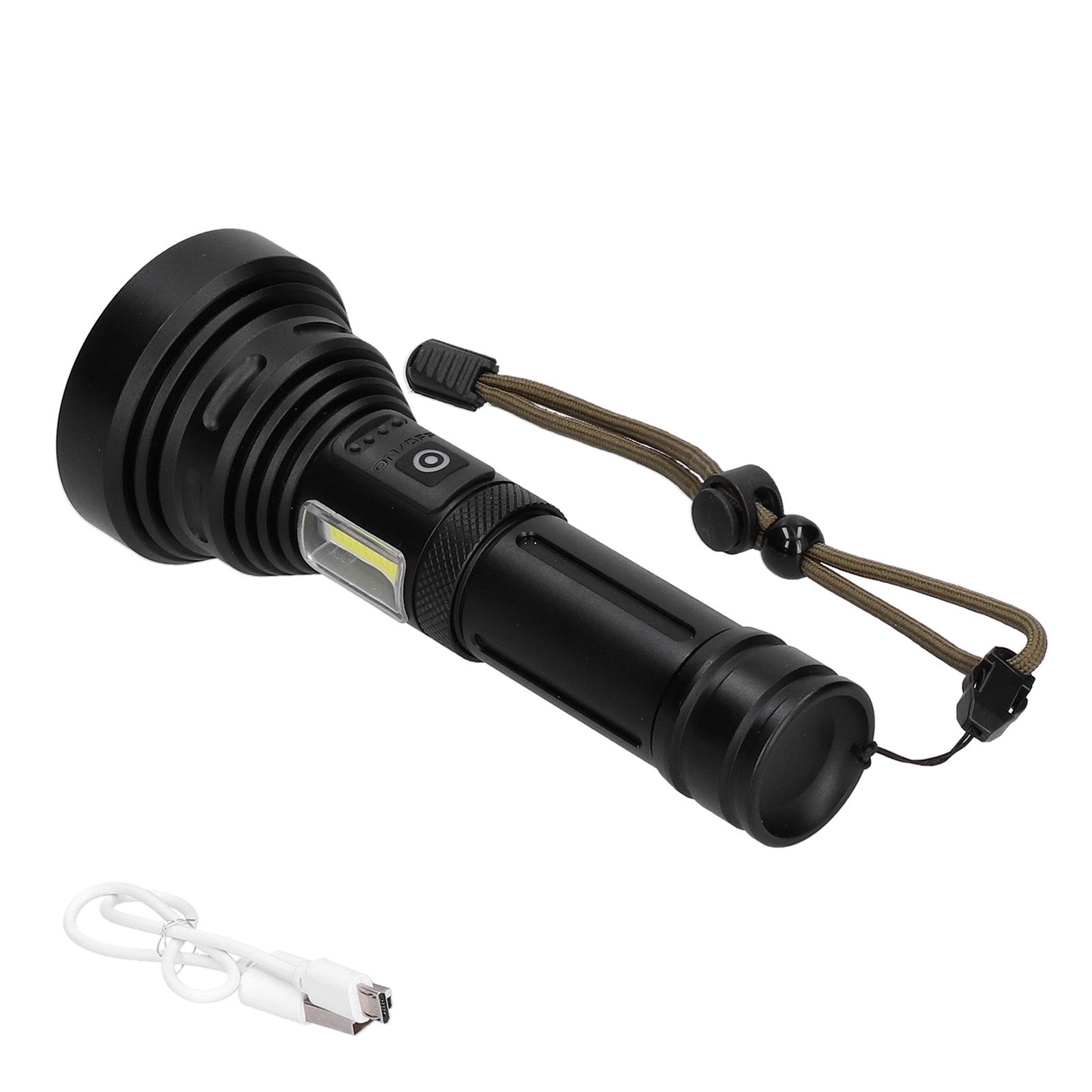 Multi‑Function Flashlight USB Charging 1500 Meters Long‑Range LED Special