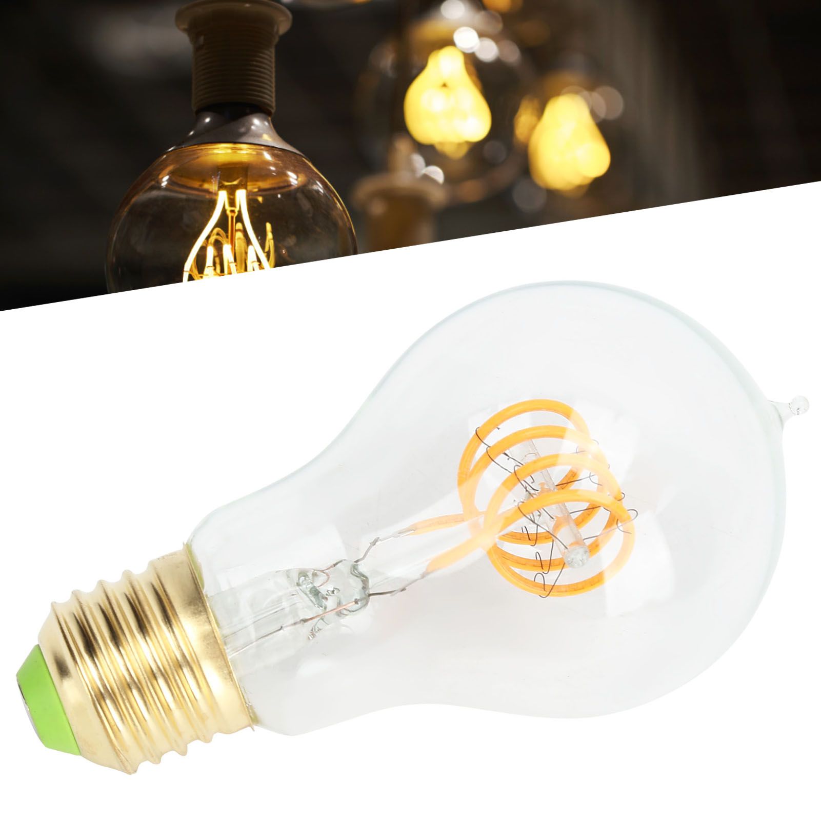 A60 E27 LED Bulb Antique 4W Dimmable Filament Lamp Bulb Coffee Shop Decoration view 12