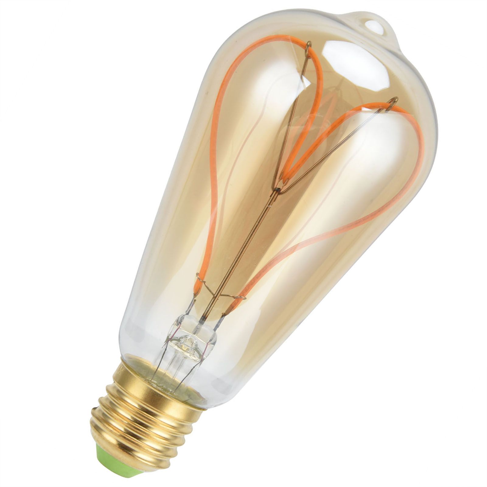Vintage Light Bulb E27 4W High Light Transmittance Flexible Spiral Filament view 5