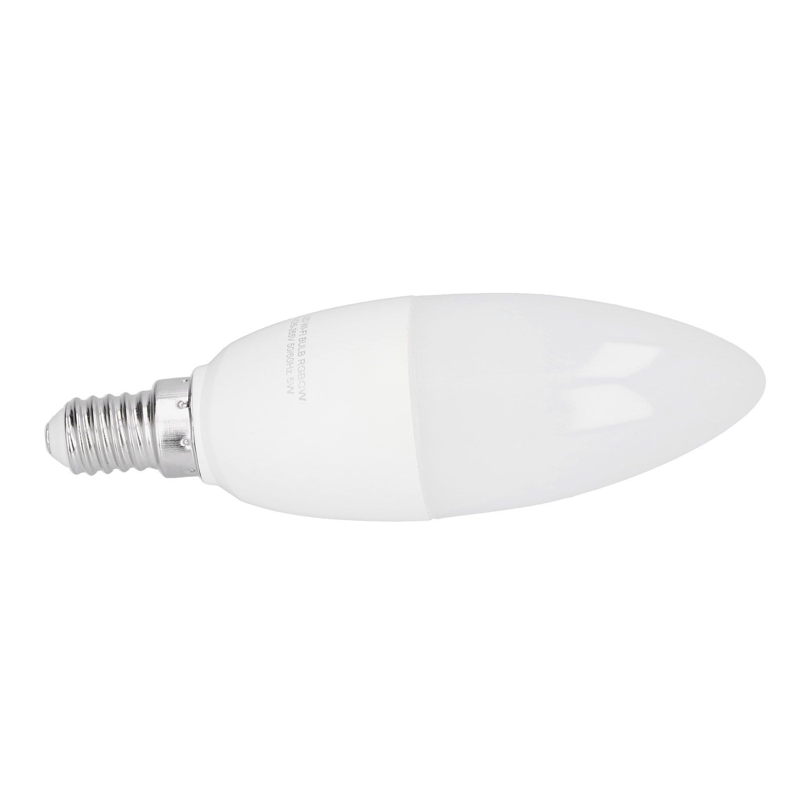 E14 Light Bulb 5W RGB Candle Lamp Bulb Support WIFI APP Control AC85265V 50Hz 60Hz view 4