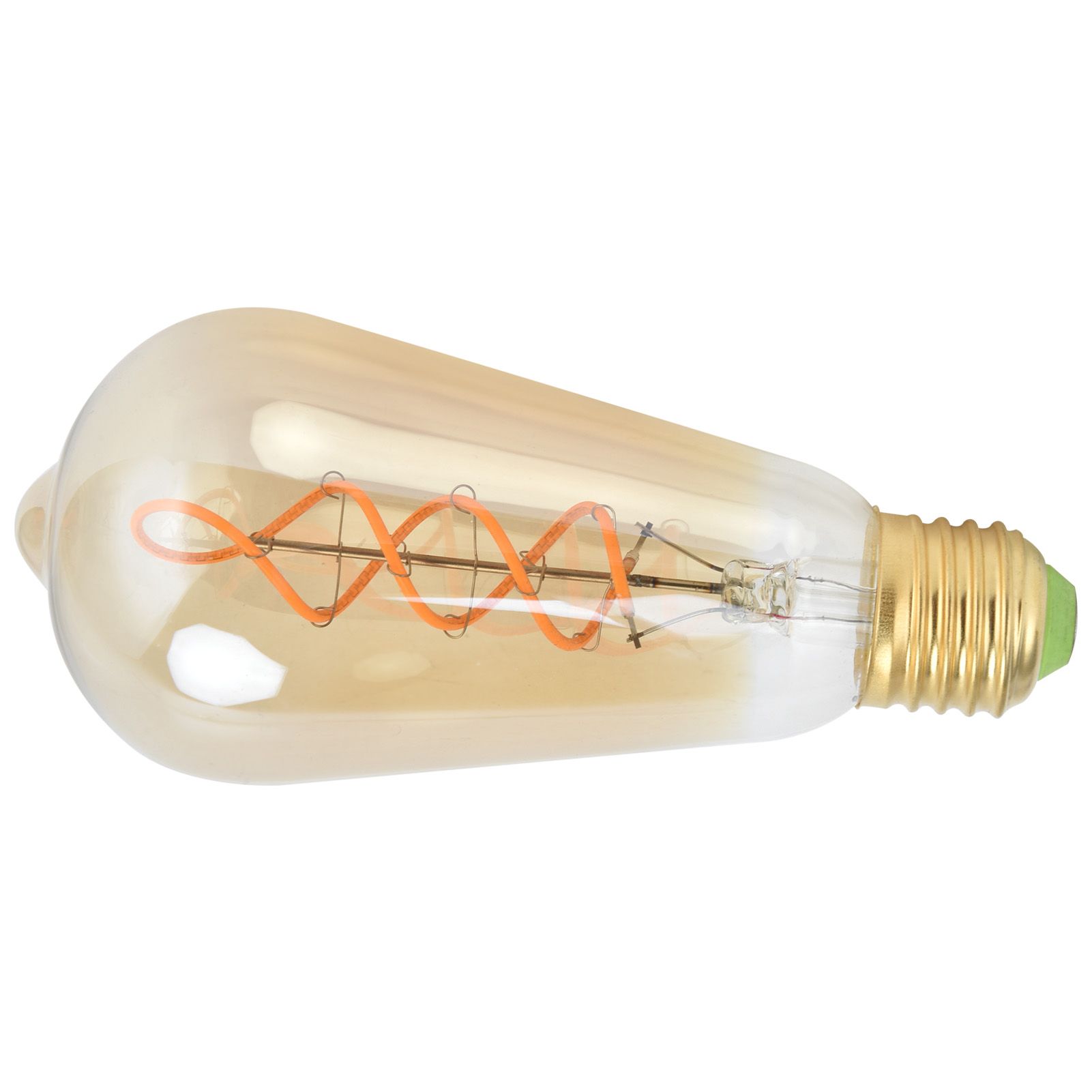 ST64 Lamp Bulb E27 4W Vintage DoubleSpiral Dimmable Filament Bulb 220V Warm view 8