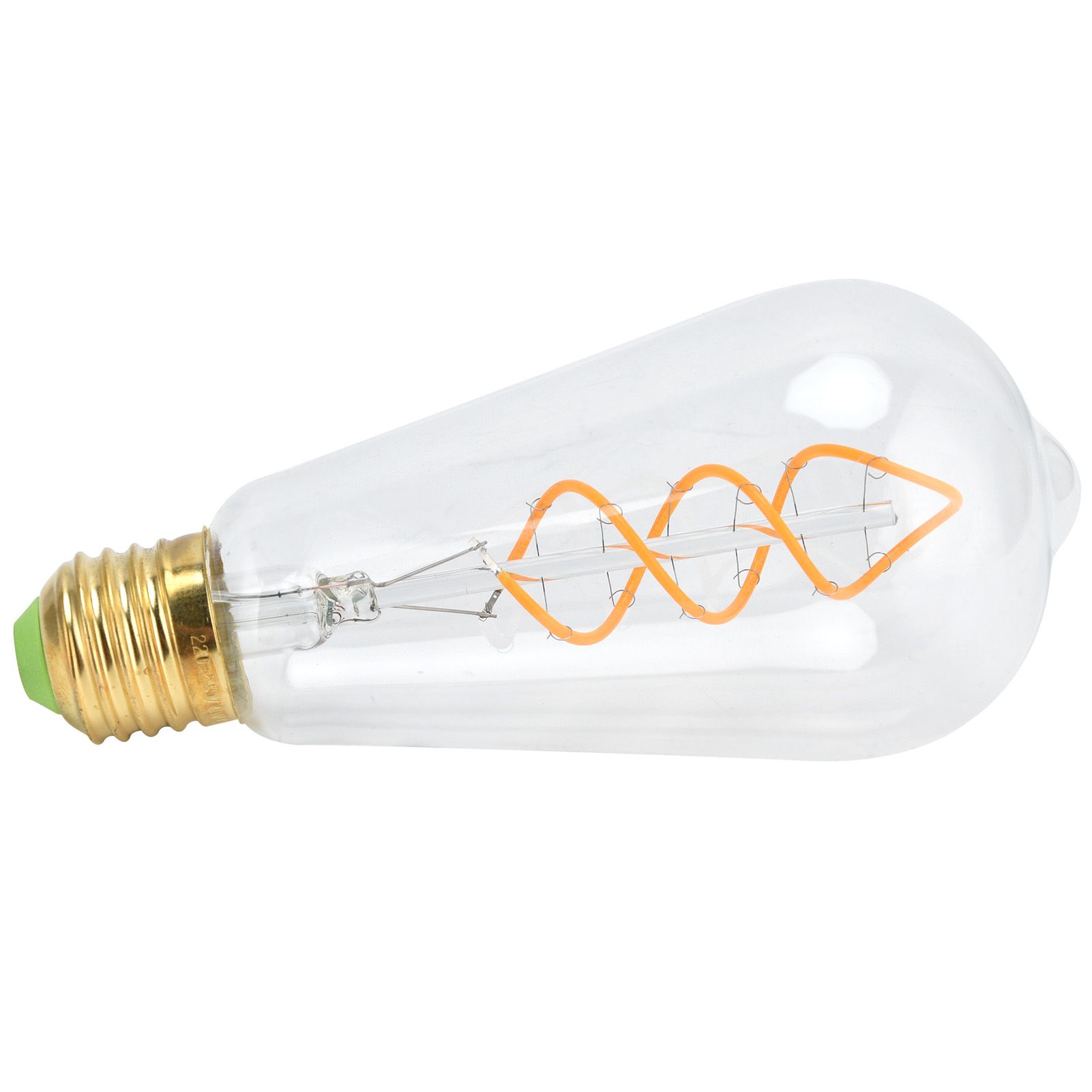 ST64 Lamp Bulb E27 4W Vintage DoubleSpiral Dimmable Filament Bulb 220V Warm view 3
