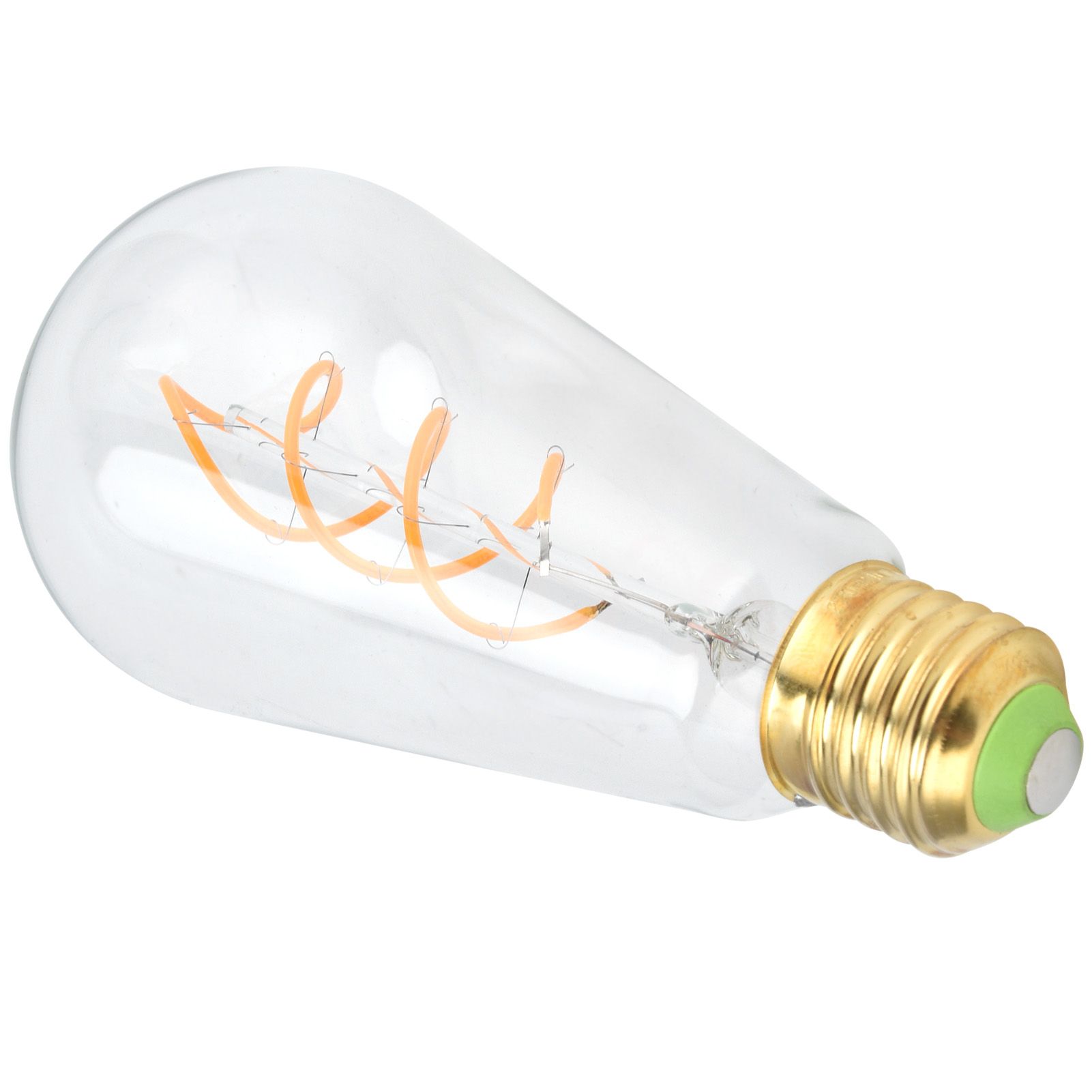 ST64 Lamp Bulb E27 4W Vintage DoubleSpiral Dimmable Filament Bulb 220V Warm view 5