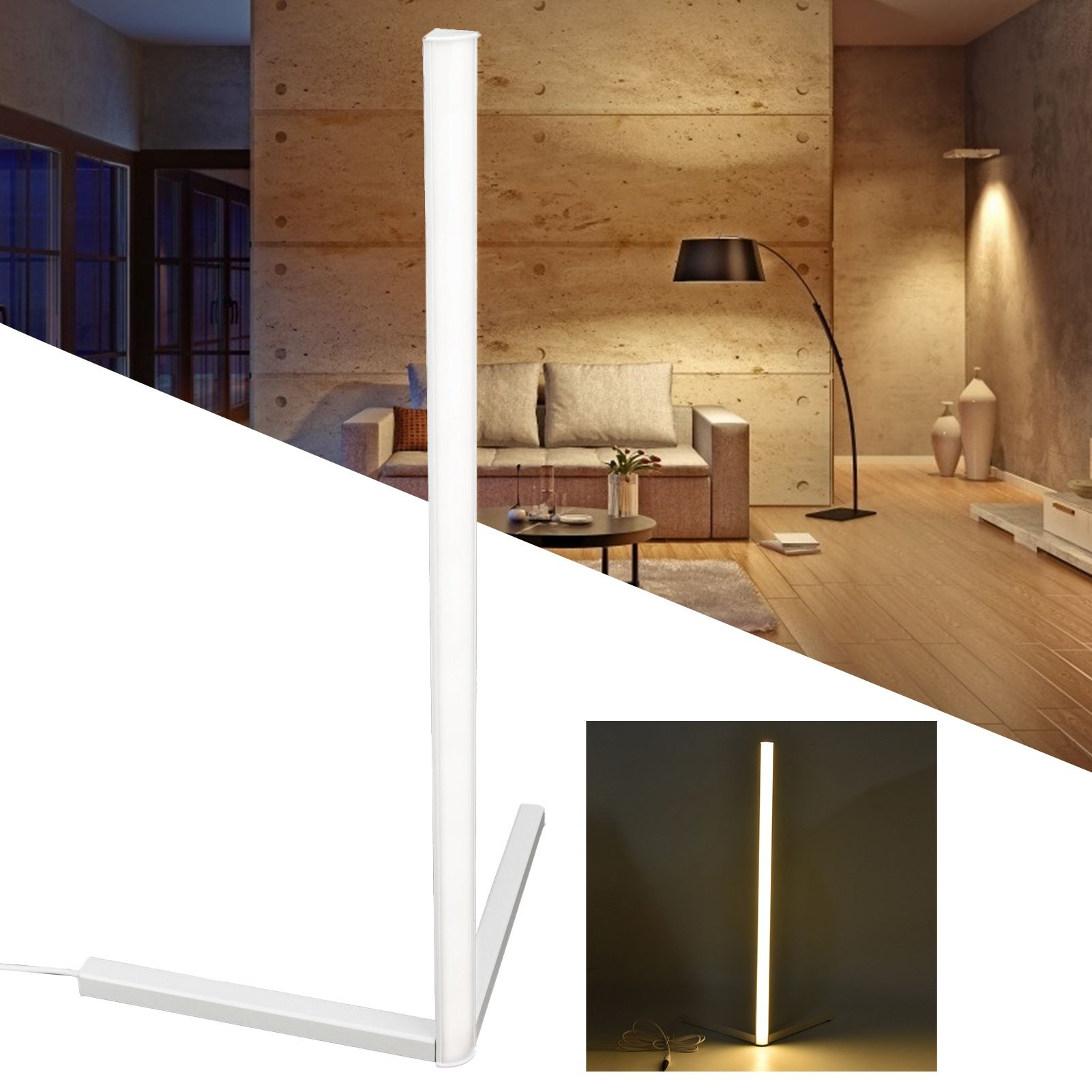 Corner Floor Light LED Vertical Home Decoration Corner Lamp for Bedroom Living view 11