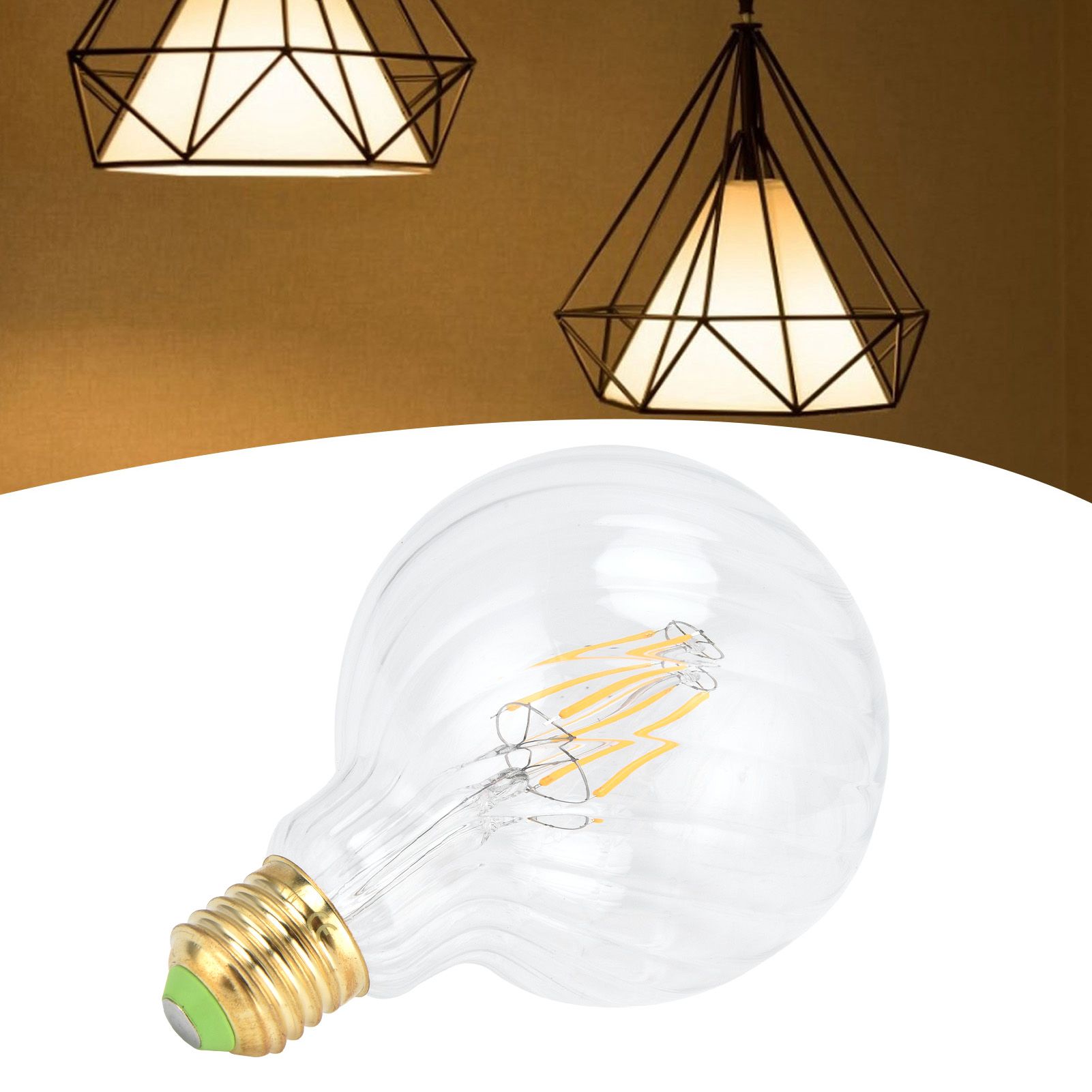 G95 LED Filament Bulb E27 4W Dimmable Light Bulb for Hotel Coffee Shop view 12