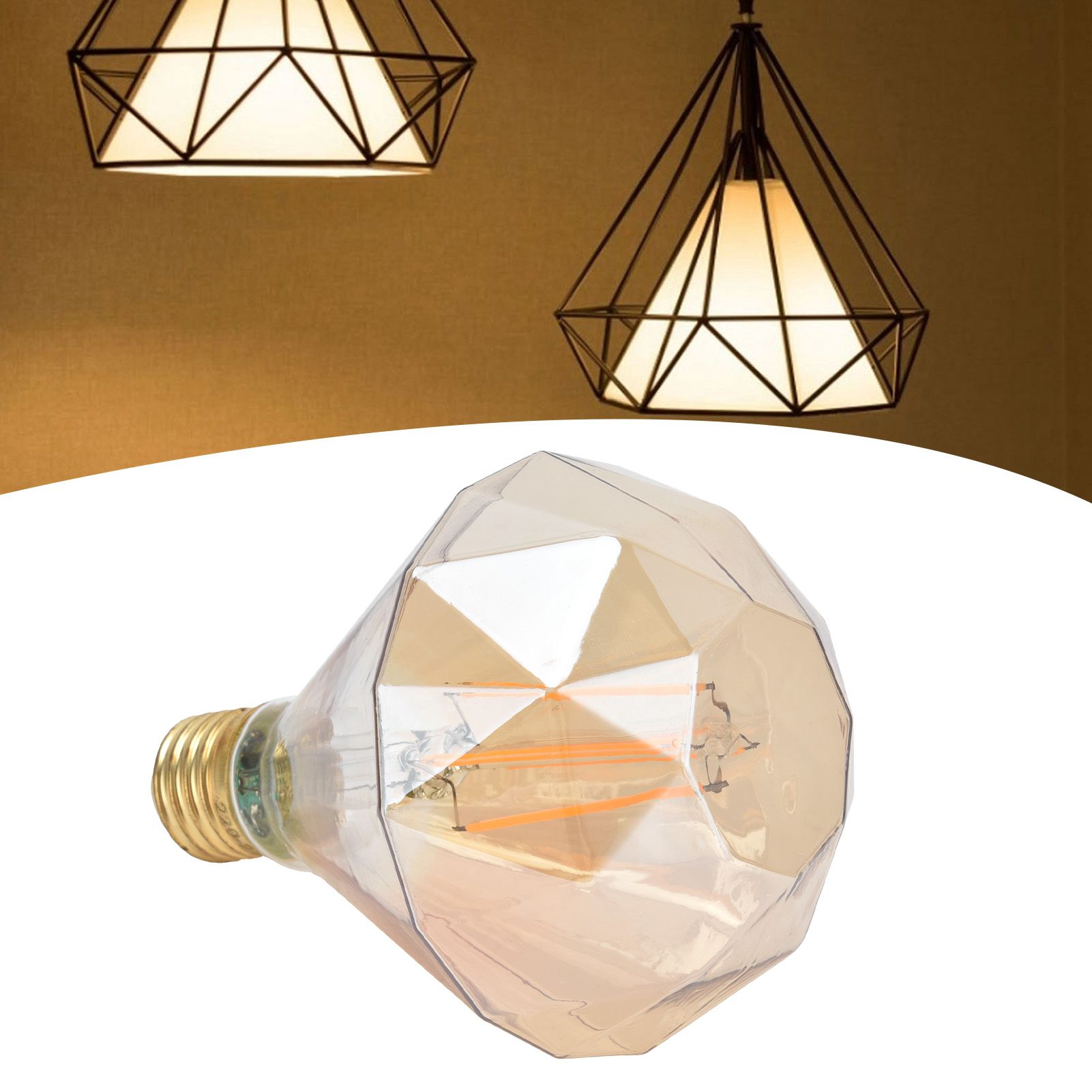 LED Light Bulb E27 4W Vintage Decorative Filament Lamp for Chandelier Wall view 11