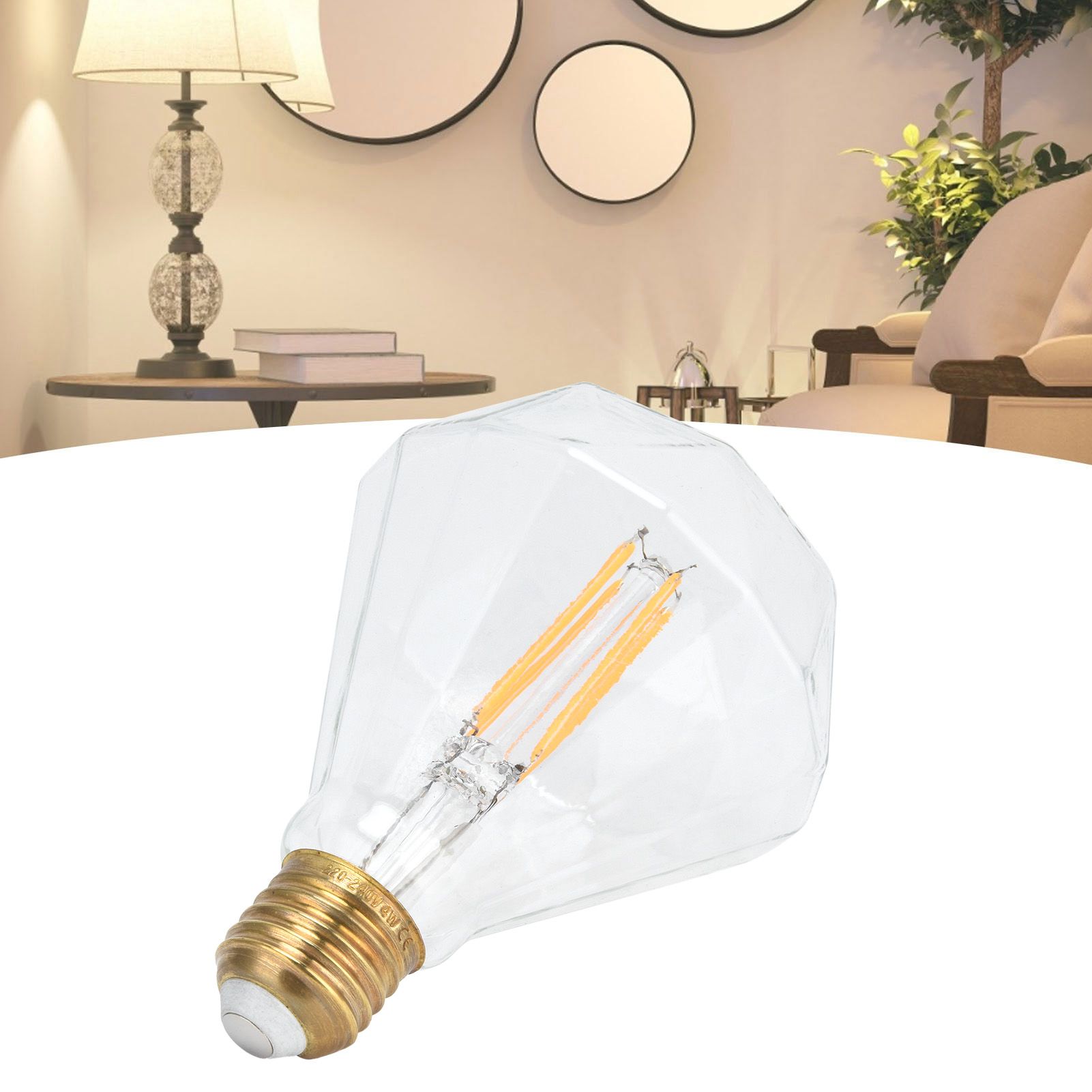 LED Light Bulb E27 4W Vintage Decorative Filament Lamp for Chandelier Wall view 11