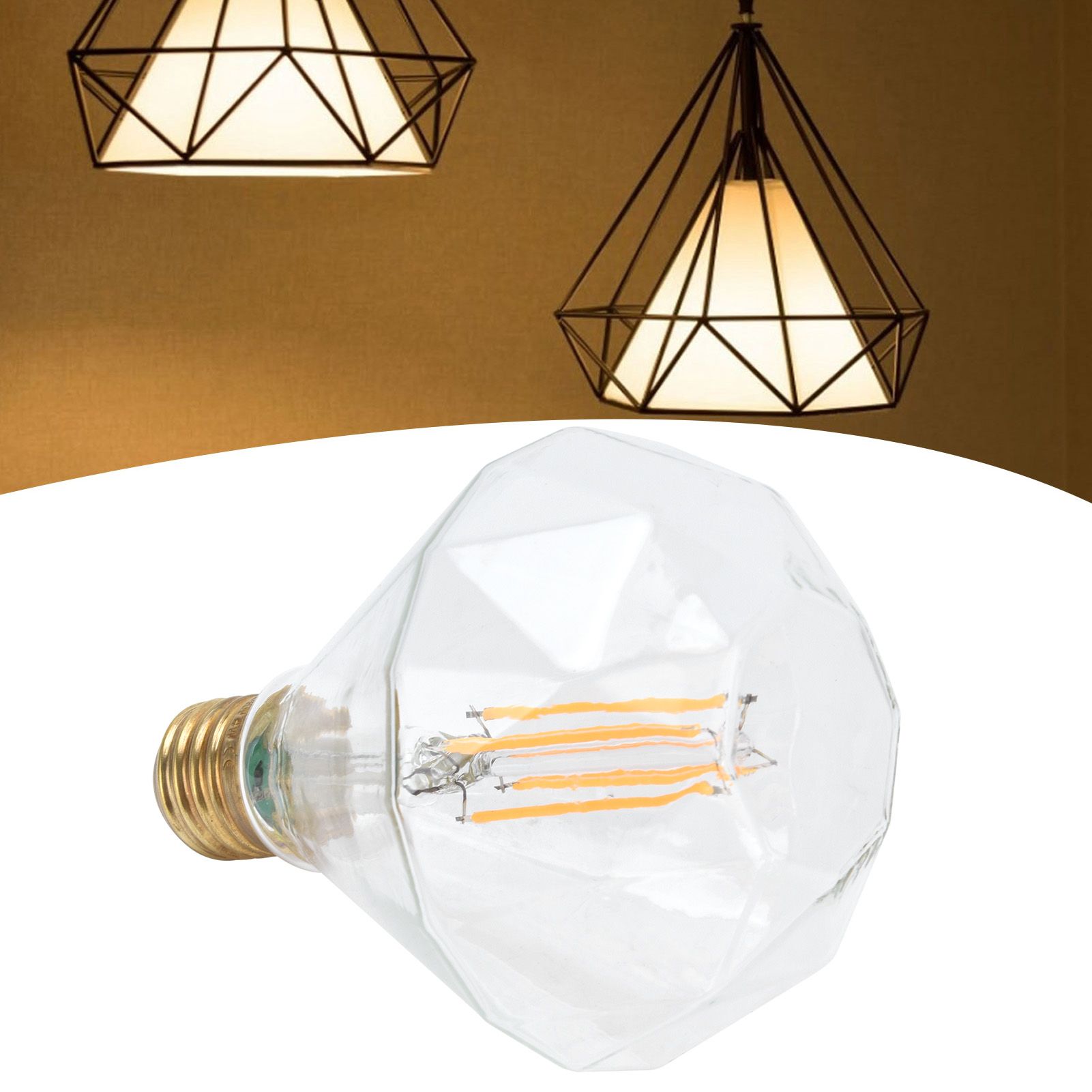 LED Light Bulb E27 4W Vintage Decorative Filament Lamp for Chandelier Wall view 12