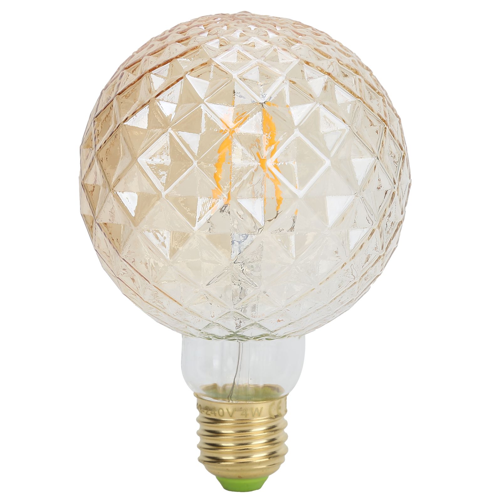 220V LED Decorative Bulb E27 4W G95 Glass Bulb High Brightness Filament Lamp view 2